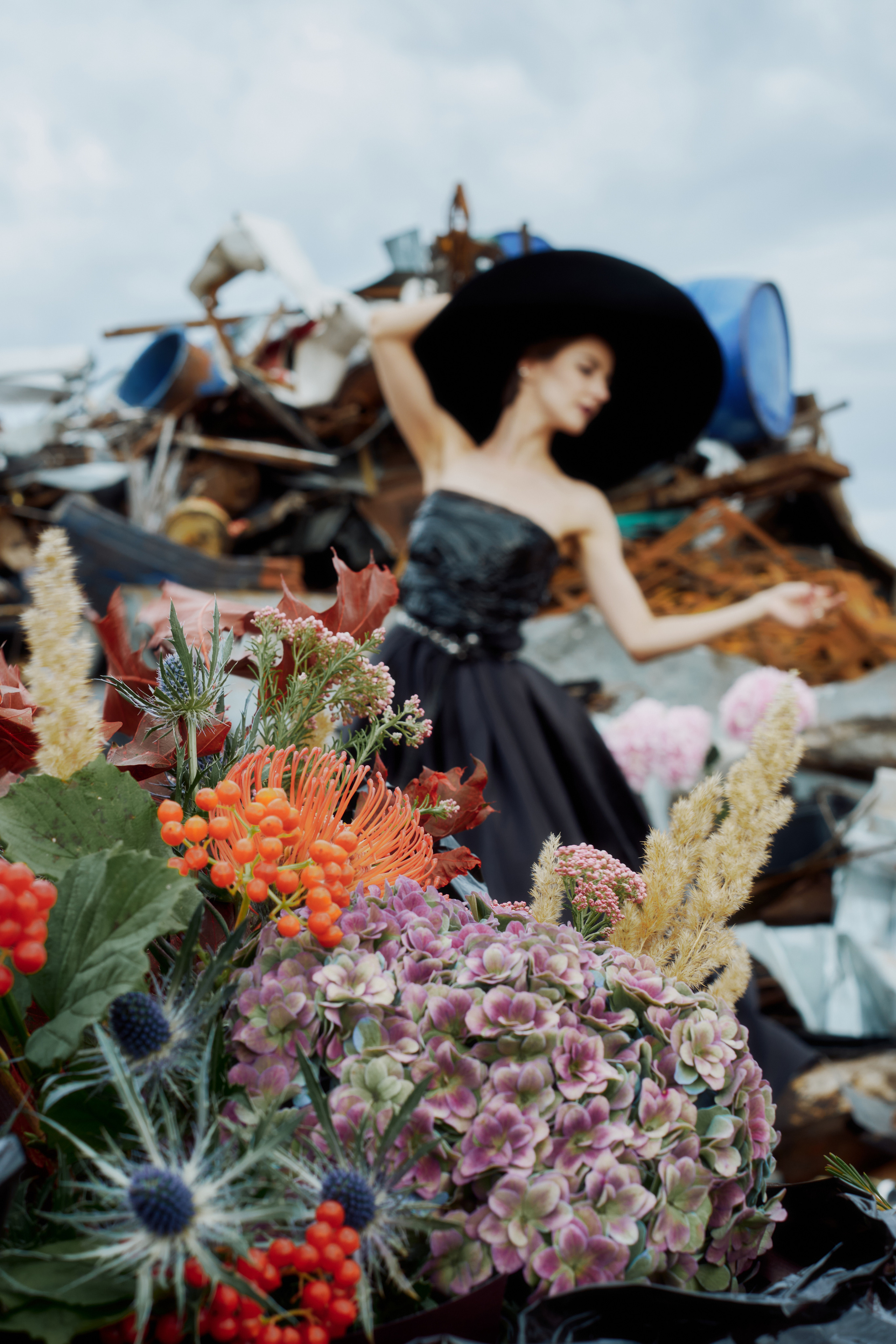 Контент съёмка для цветочного магазина Les Fleurs du Mal. Andrew Sozonov visual artist