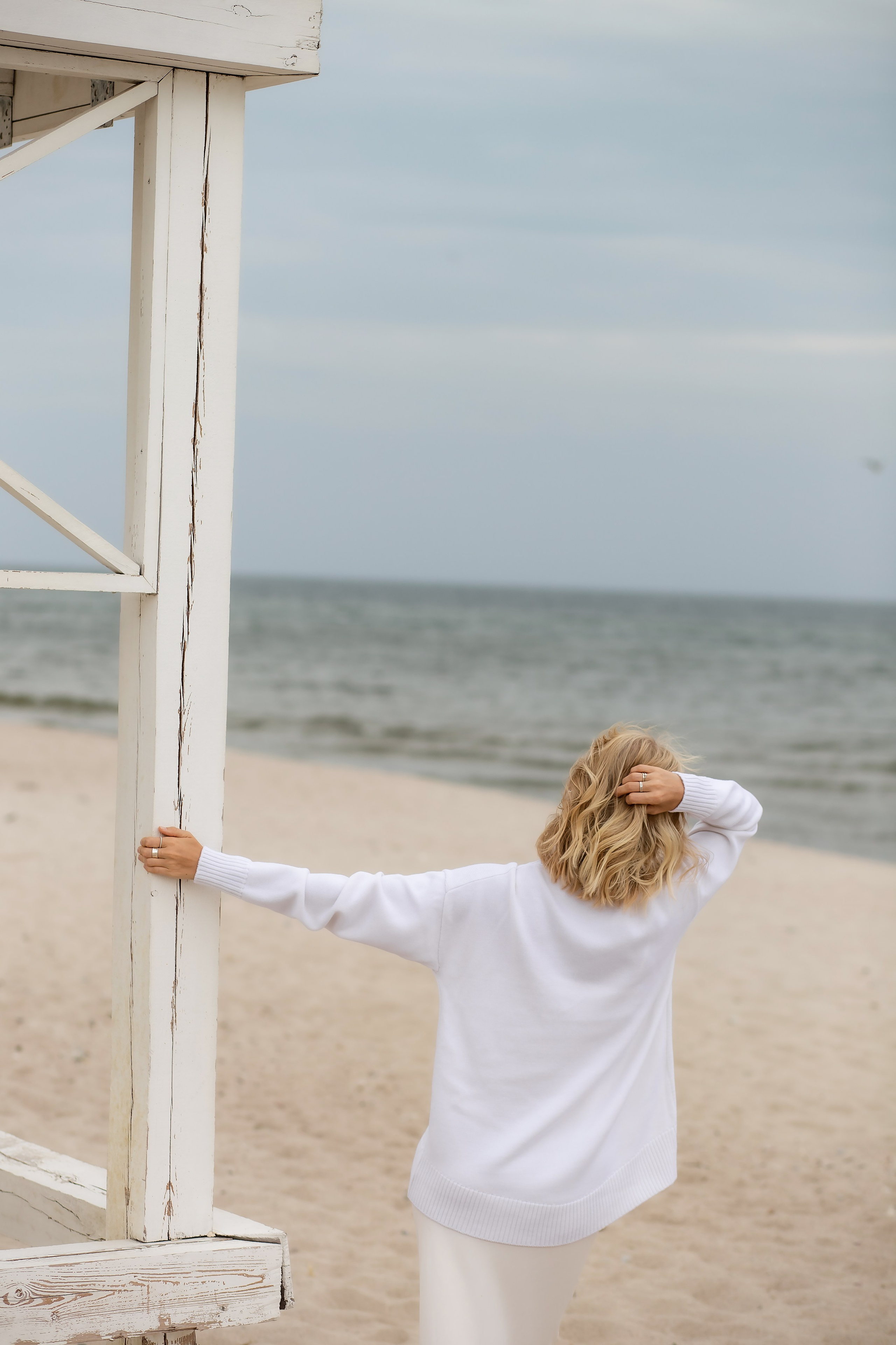 Вера в Янтарном. Перед дождем. Фотограф в Калининграде Решетникова Алина