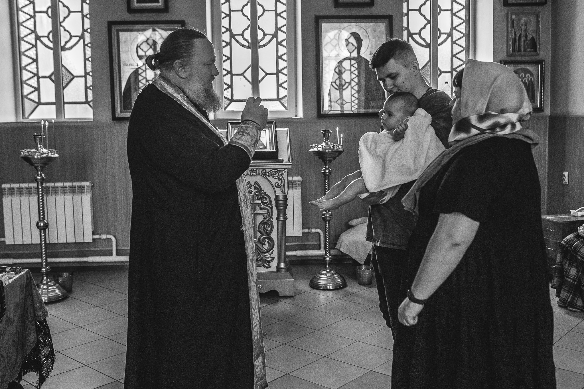 Таинство Крещения Алевтины. 23.03. Детский семейный фотограф в Абинске