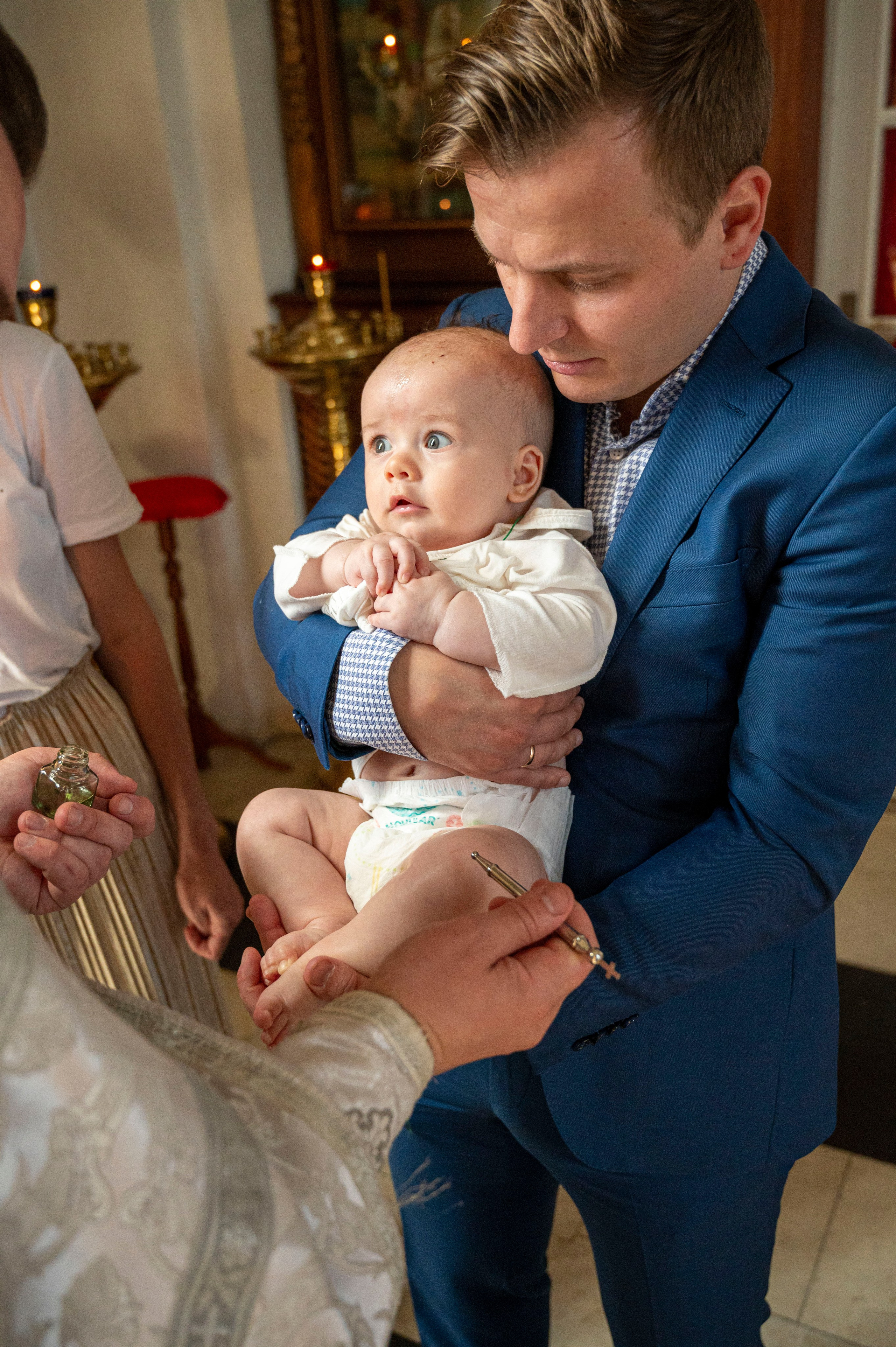 Крещение Александра. Храм Георгия Победоносца. Фотограф на роды СПБ Юлия Герасимова