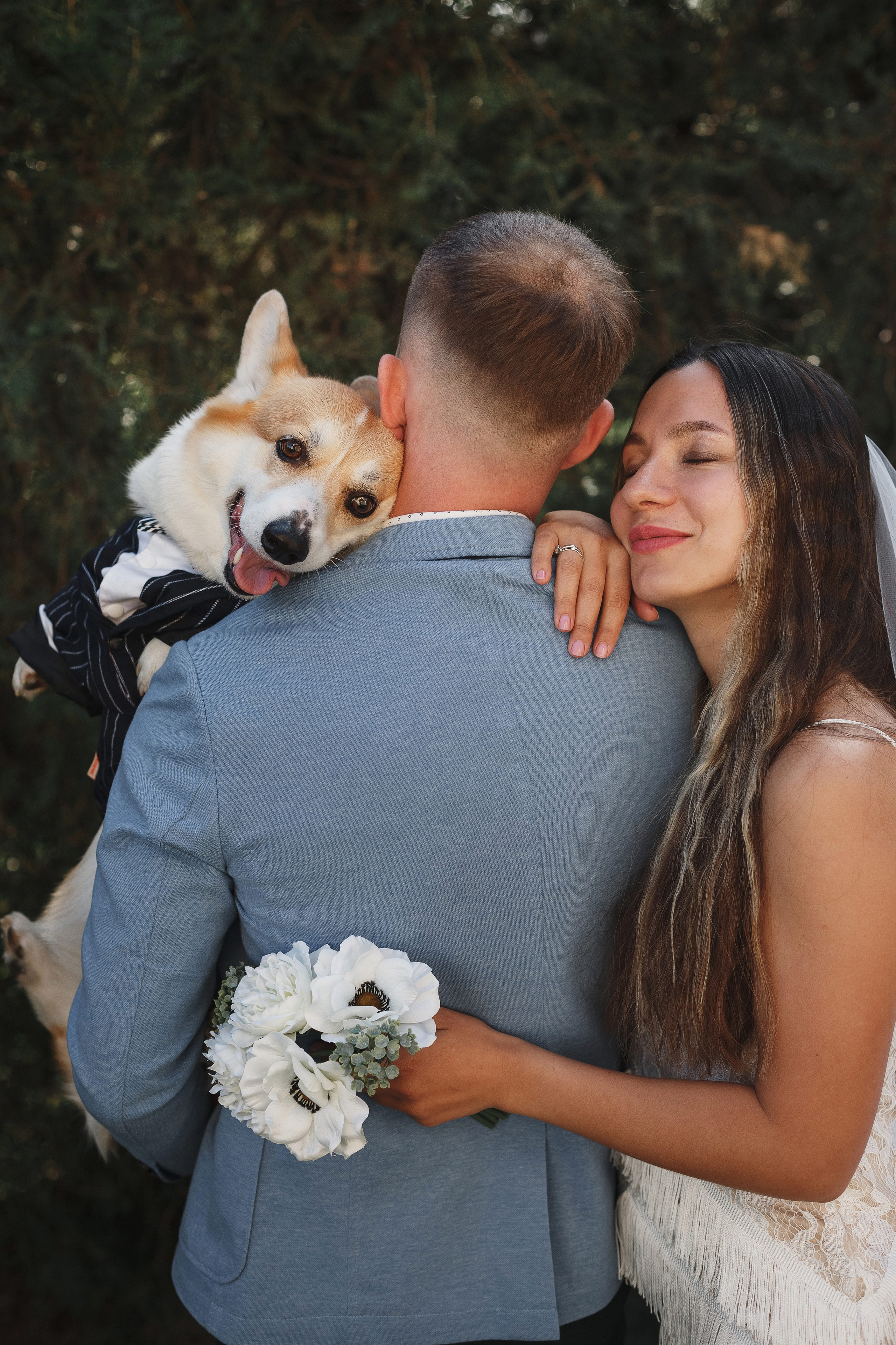 Фотосессия в Таганроге: Денис и Маша с их очаровательной собакой. Свадебный и семейный фотограф в Таганроге Бакарюк Антон