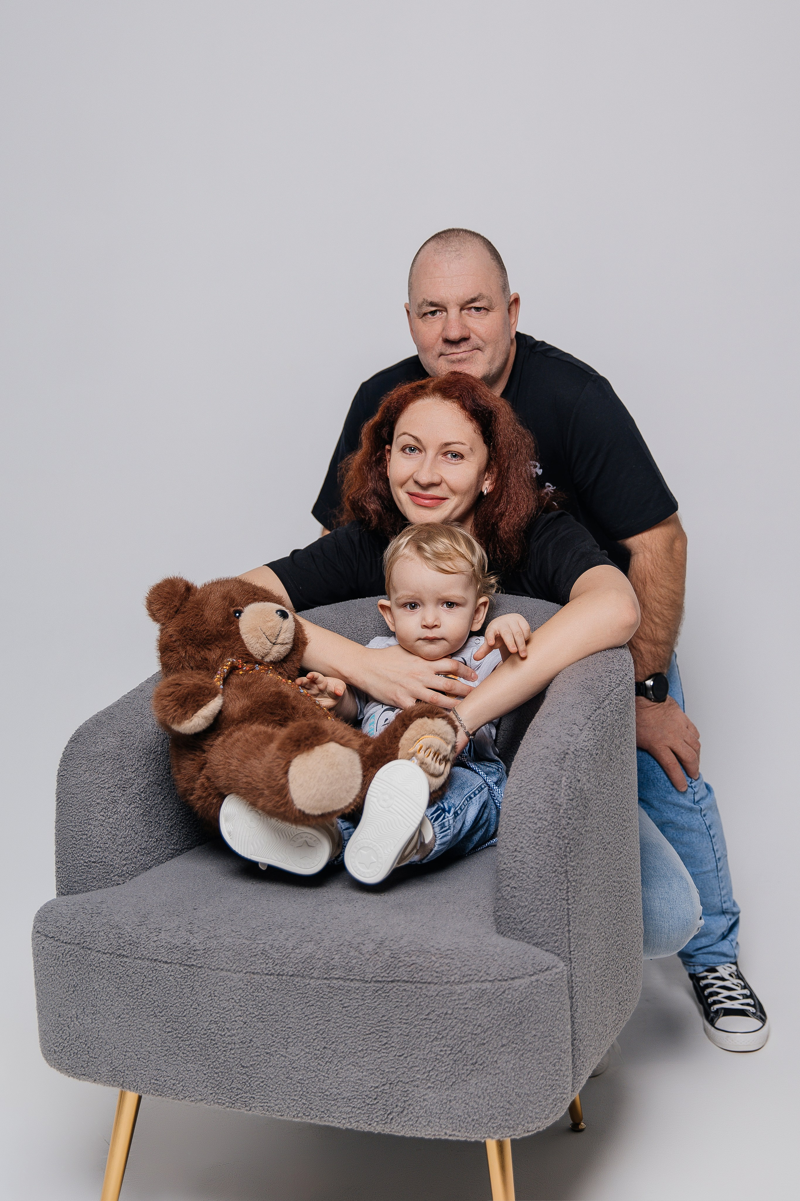 Семейная в студии 2. Семейный и Детский фотограф г. Москва, г. Борисоглебск