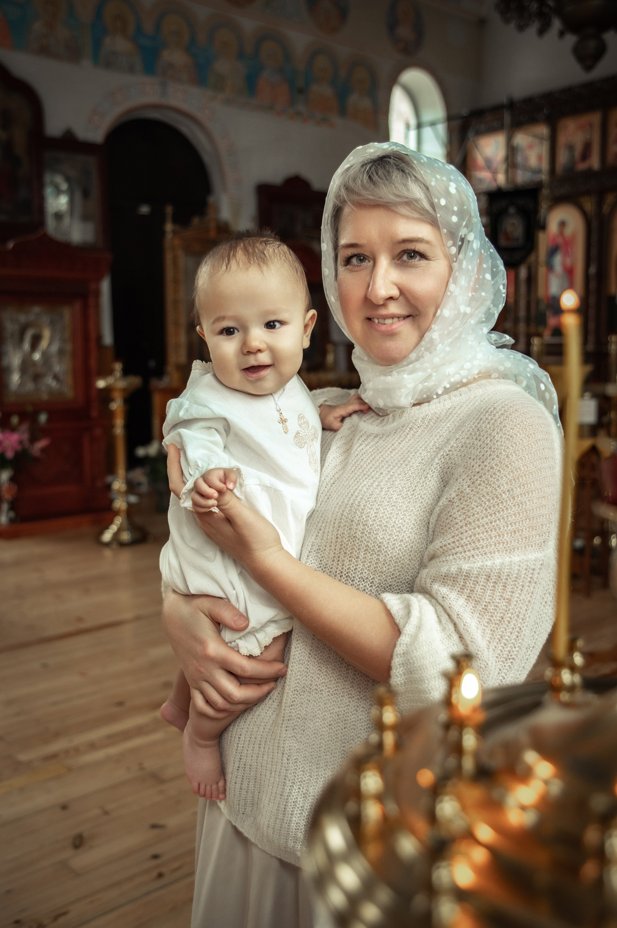 Таинство Крещения Геннадия, Храм Николая Чудотворца Краснослободск. Церковный, семейный и репортажный фотограф Волгоград, Волжский