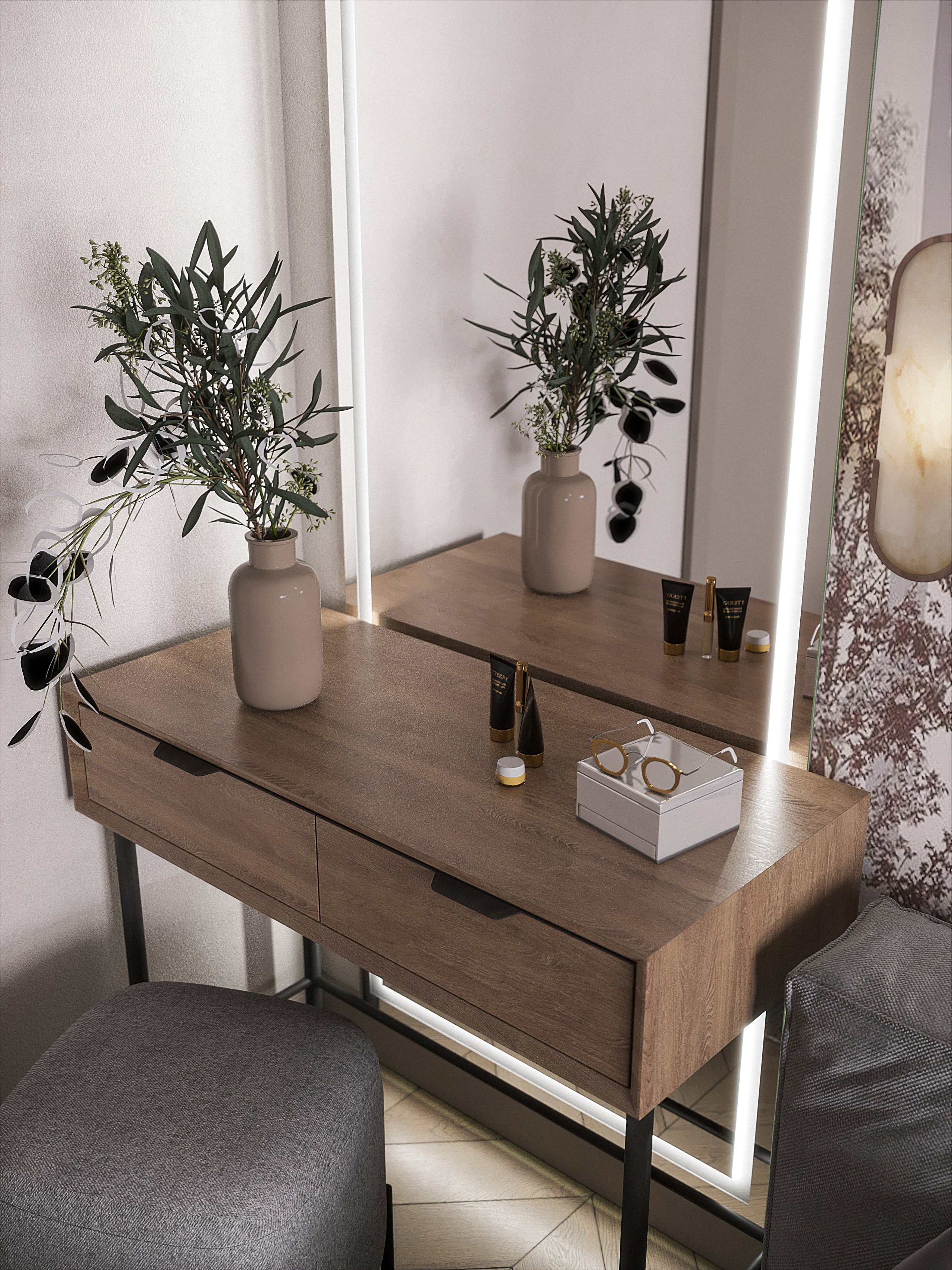 Квартира 64 кв.м. Юлия Григорьева — 3D визуализатор