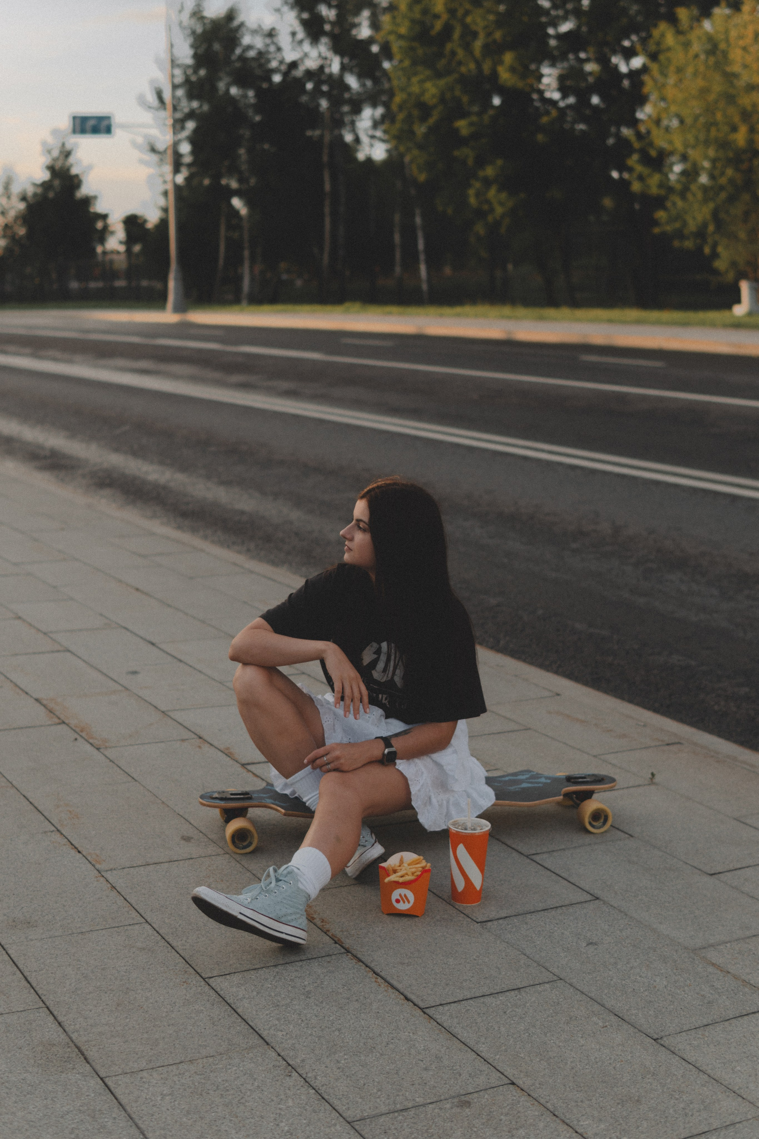 Ретро фотоссессия на скейте. Фотограф Наталья Воронина Москва