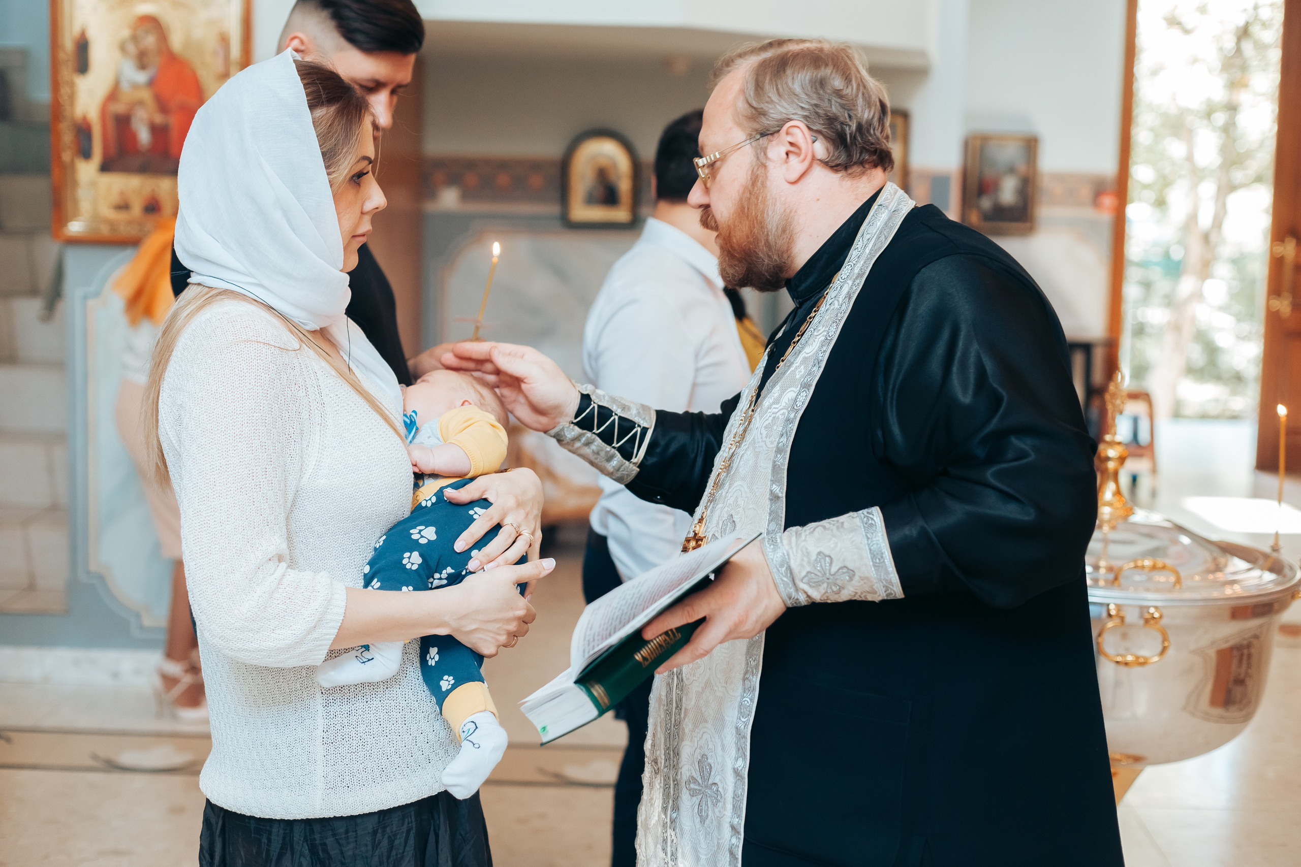 Крещение Данила. Свадебный фотограф в Краснодаре Николай Крауз