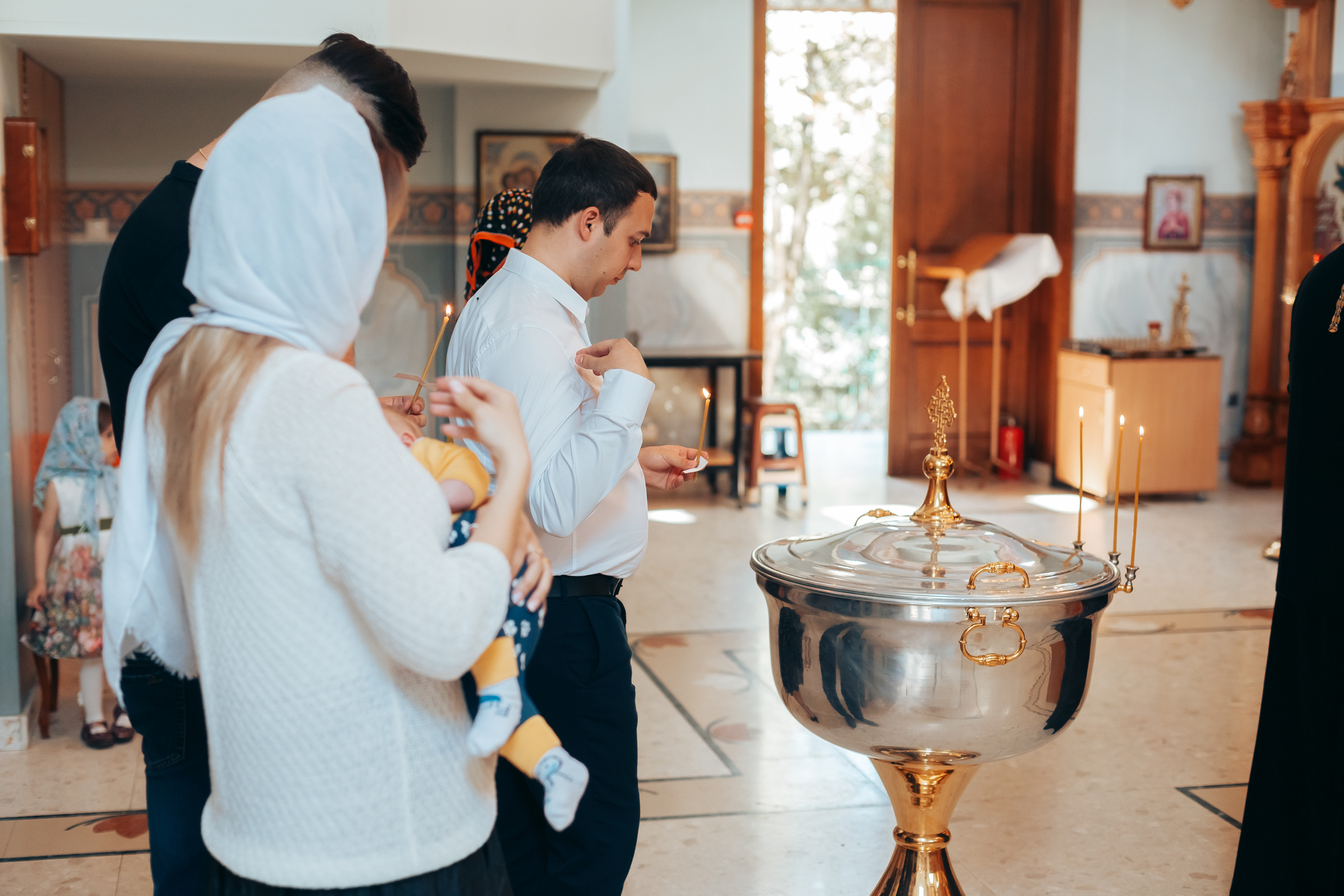 Крещение Данила. Свадебный фотограф в Краснодаре Николай Крауз