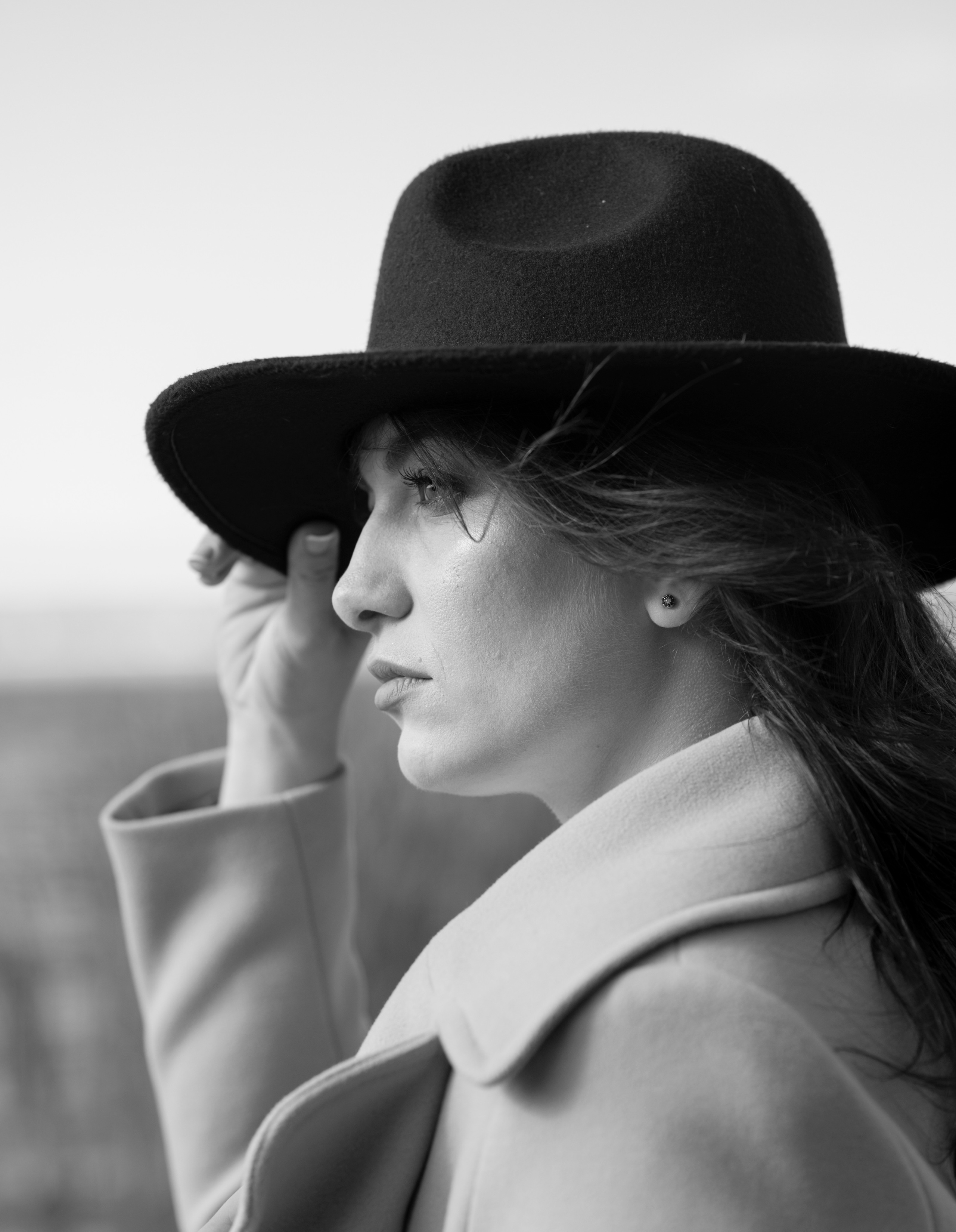 Чёрно-Белый женский портрет. Портретный фотограф в Челябинске