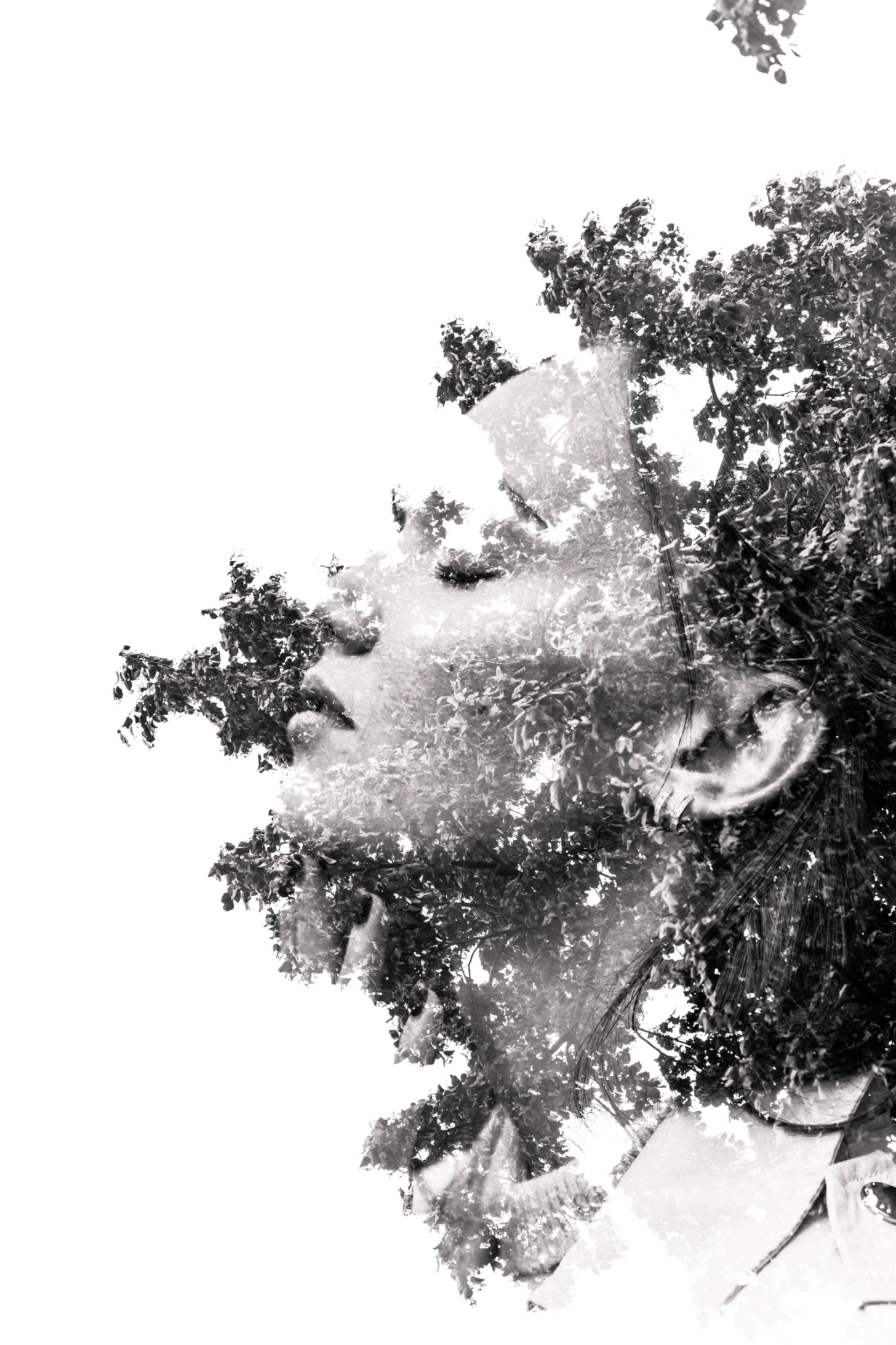 Чёрно-Белый женский портрет. Портретный фотограф в Челябинске