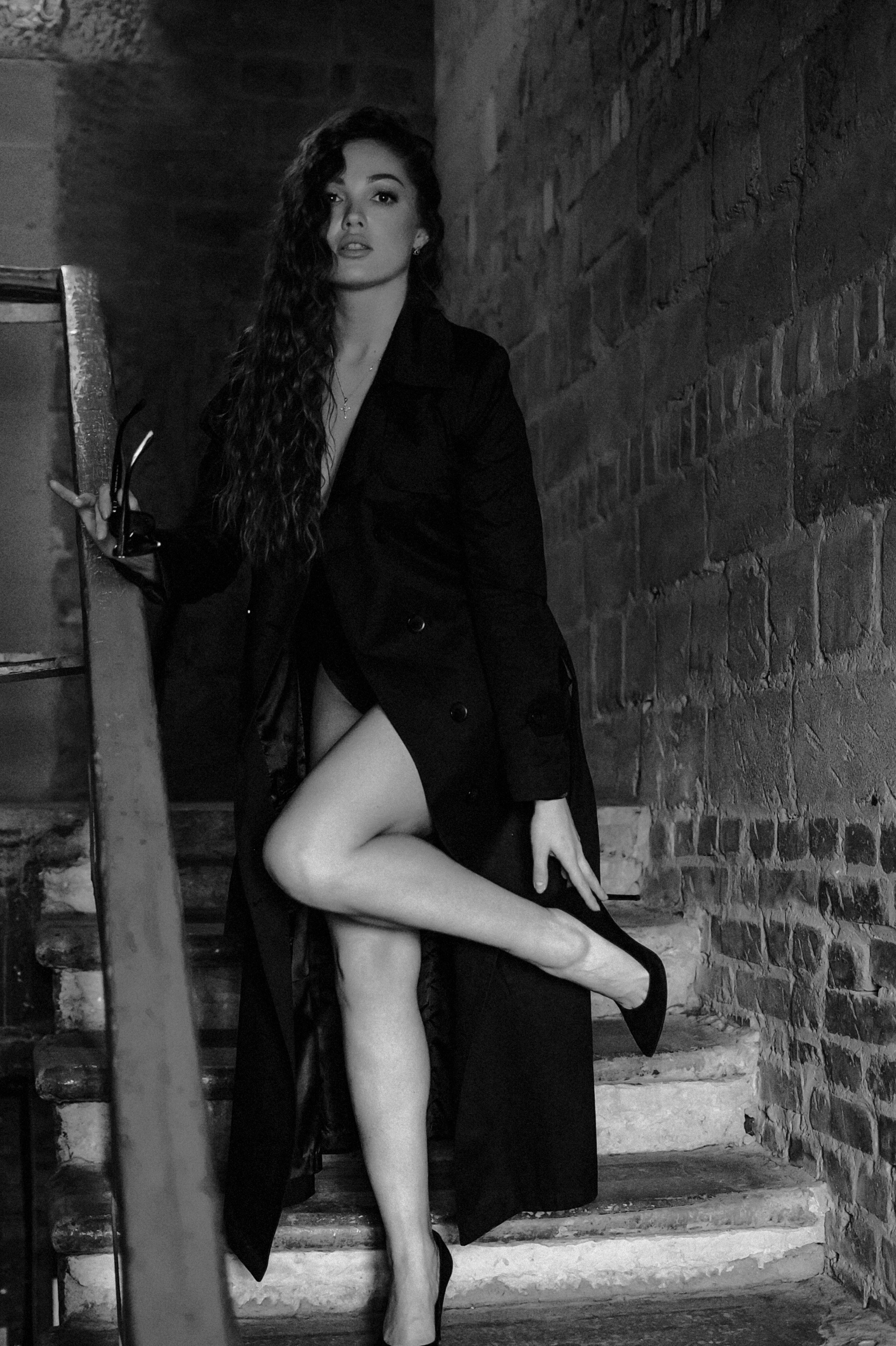 Чёрно-Белый женский портрет. Портретный фотограф в Челябинске