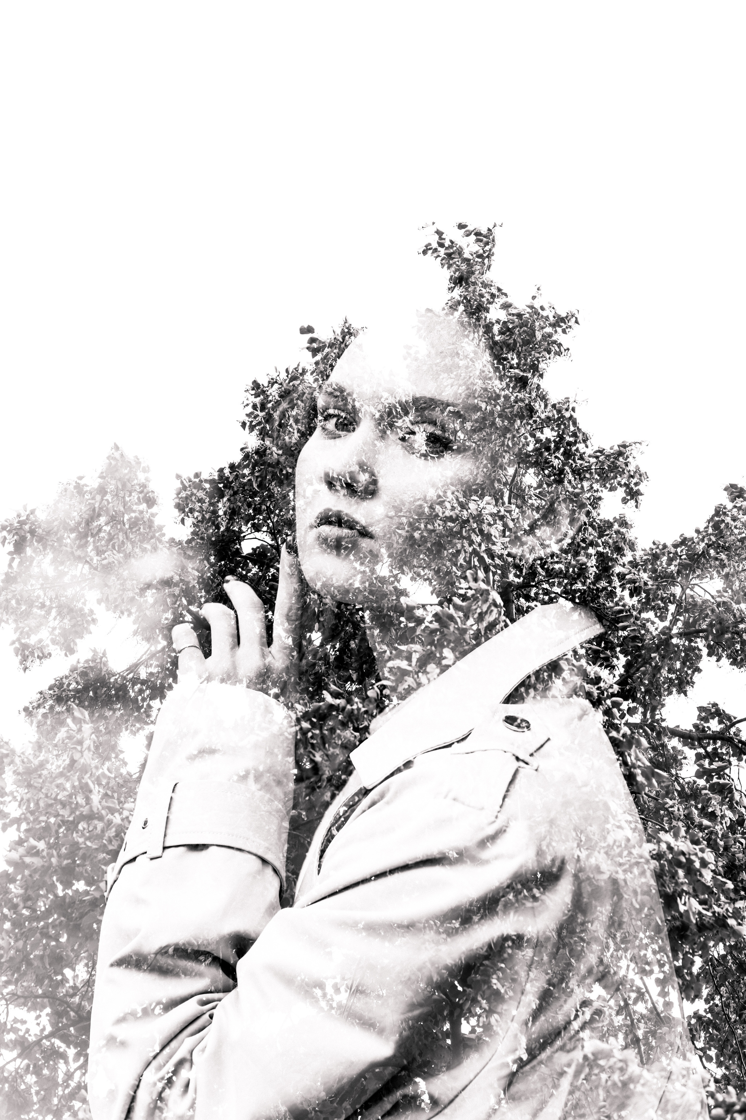 Чёрно-Белый женский портрет. Портретный фотограф в Челябинске