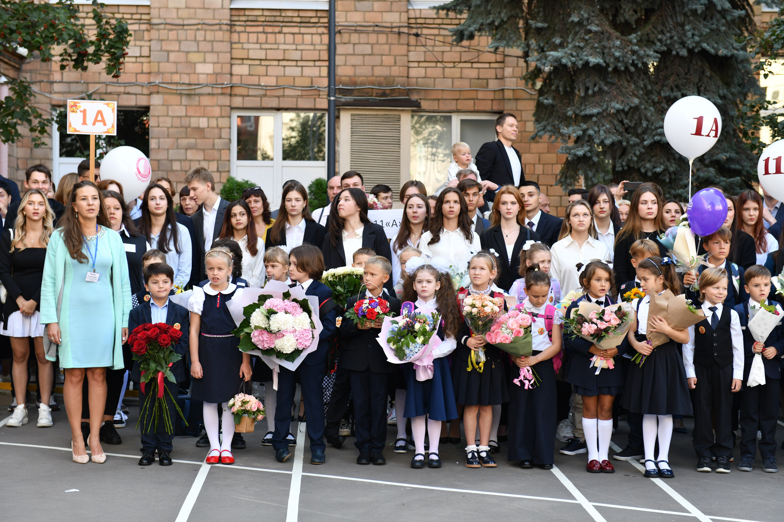 Линейка 1 класс. Свадебный и портретный фотограф в Москве Галина Борисова