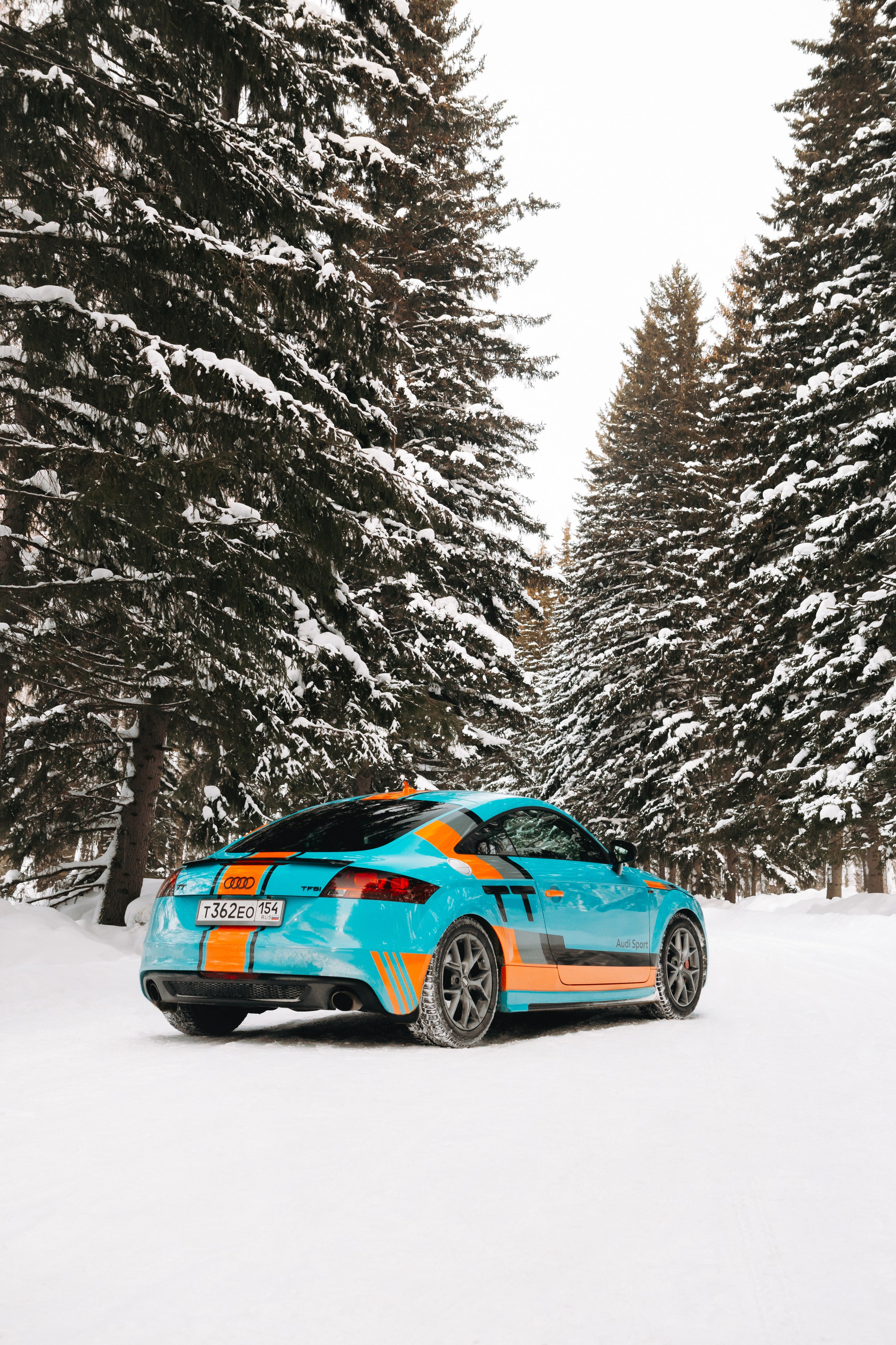 Audi TT shades of blue. Автомобильный фотограф и видеограф в Новосибирске|Александра Косухина