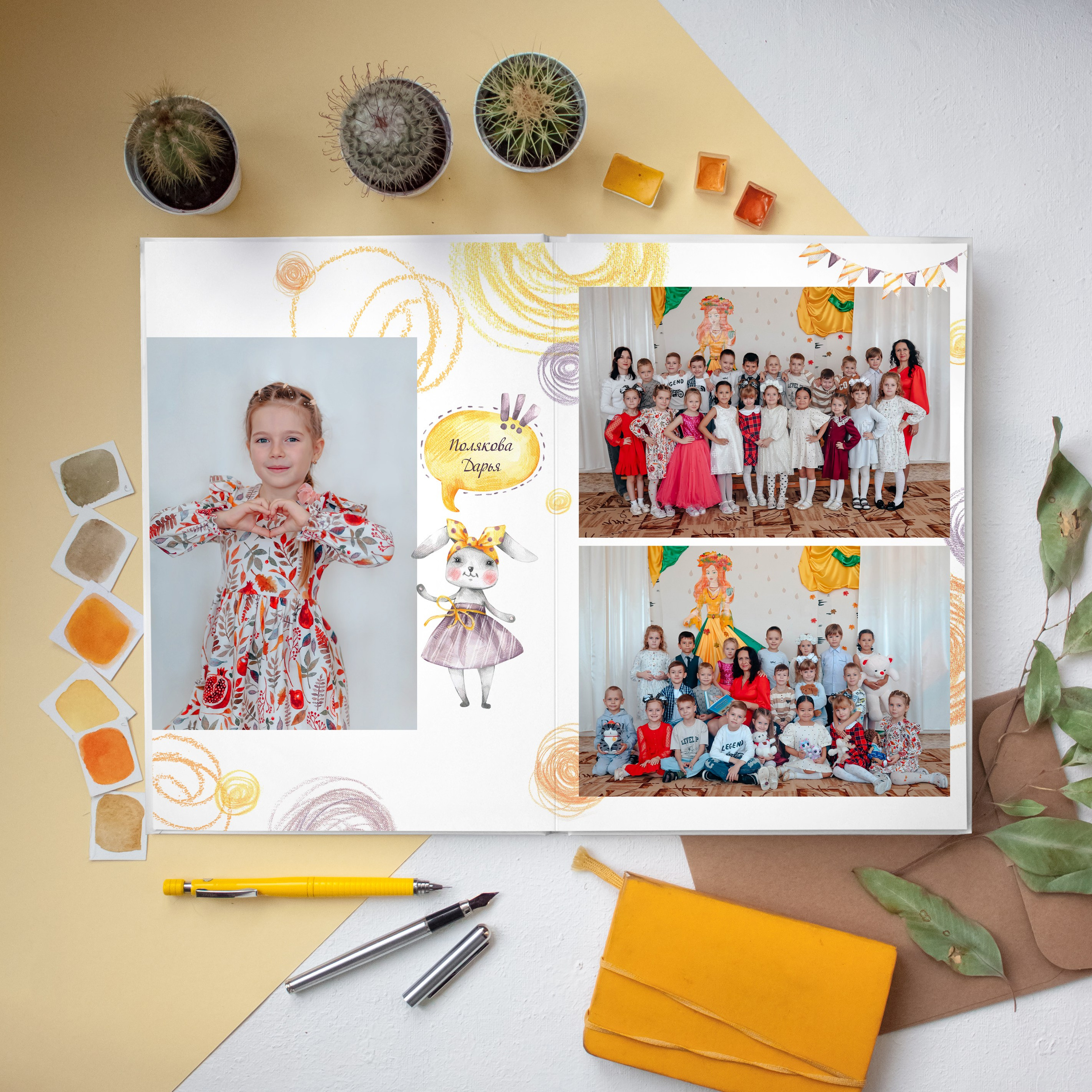 Зайчики. Дизайнер fotokniga_ast