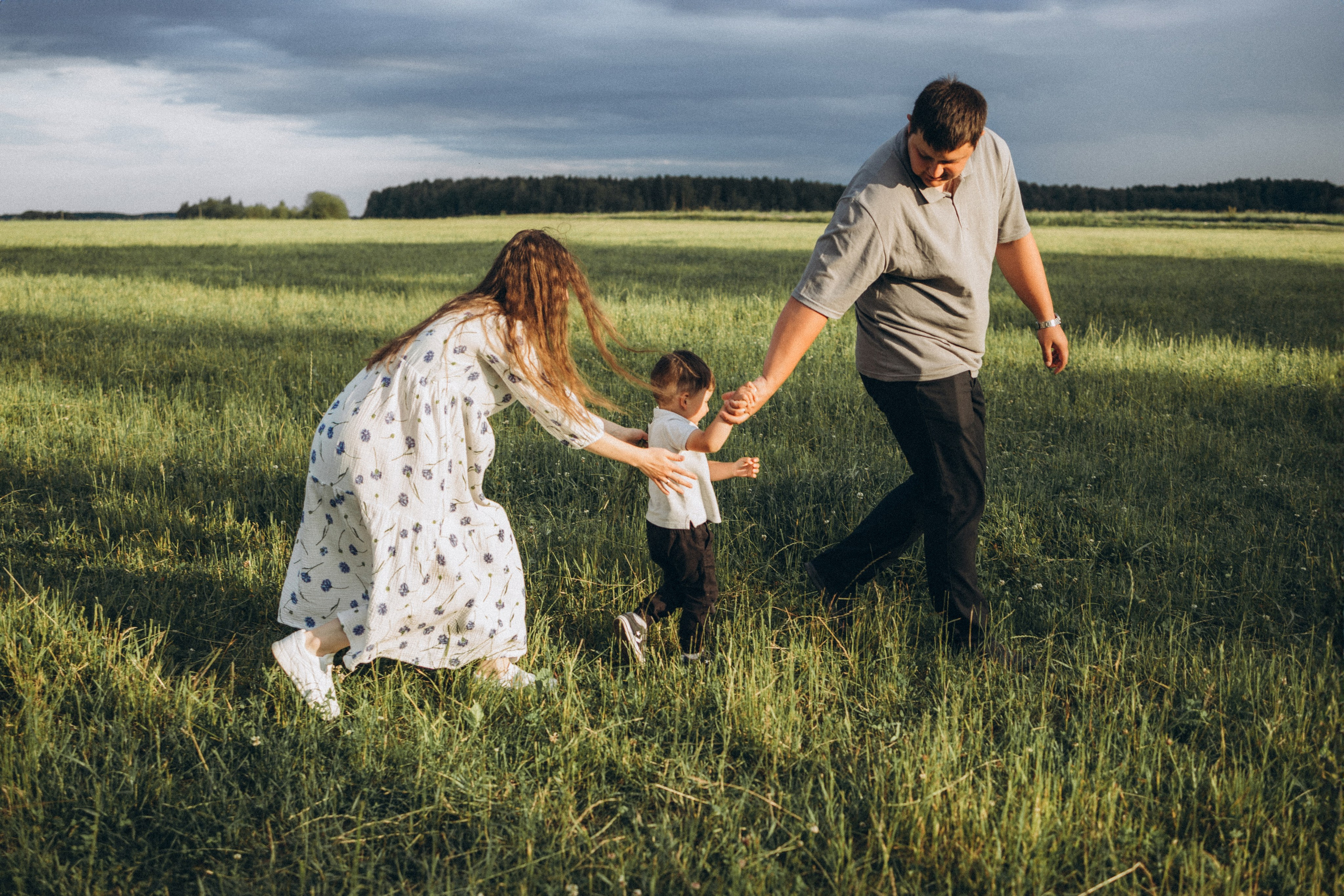 Ксюша, Вадим и Кирюша. Фотограф Елена Рябцева