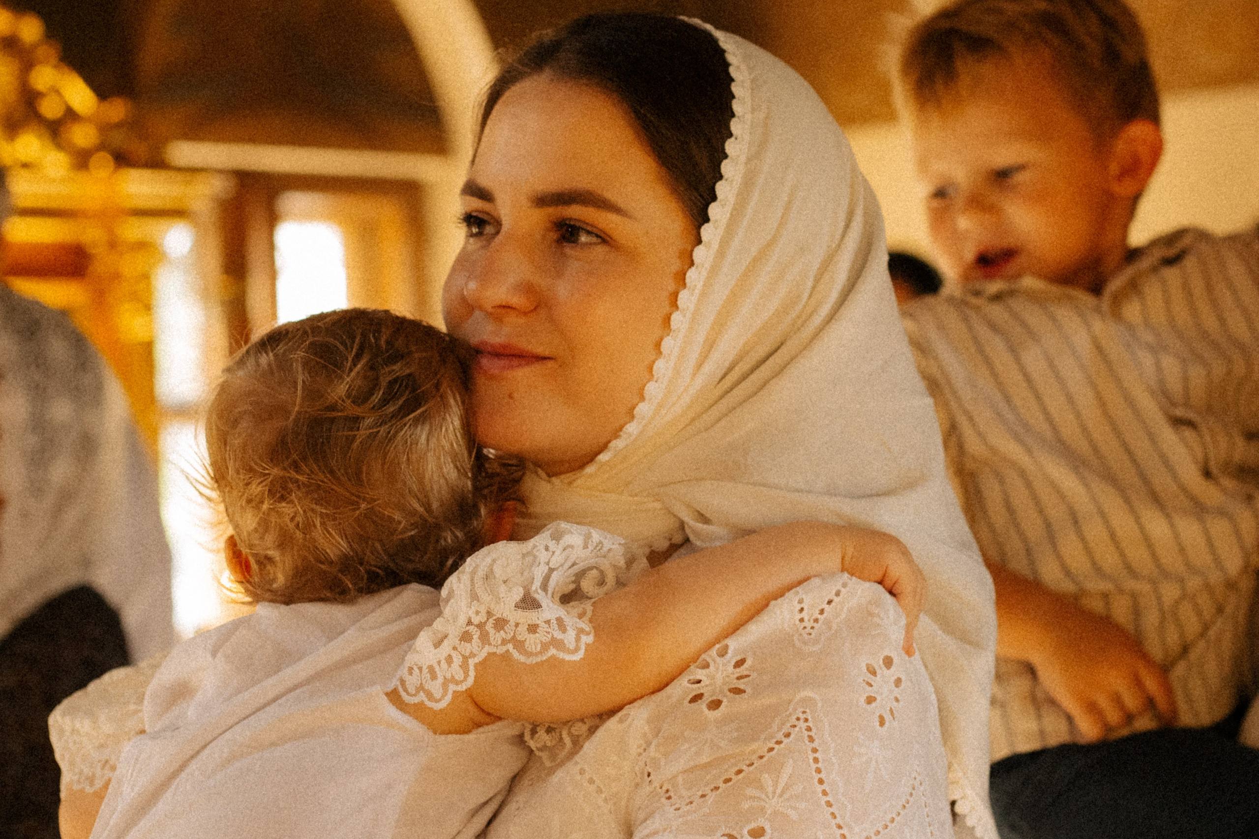 Фотосессия крещения. Семейный фотограф Виктория Потехина Москва