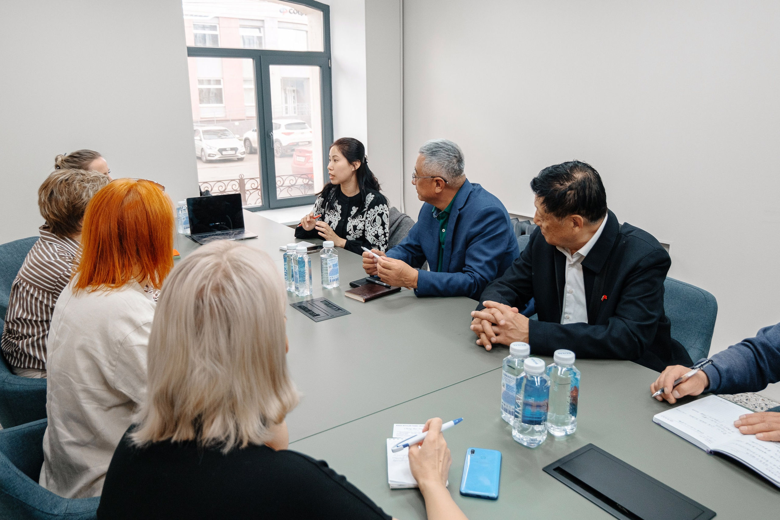 Делегация Китая в Ивановской текстильной компании