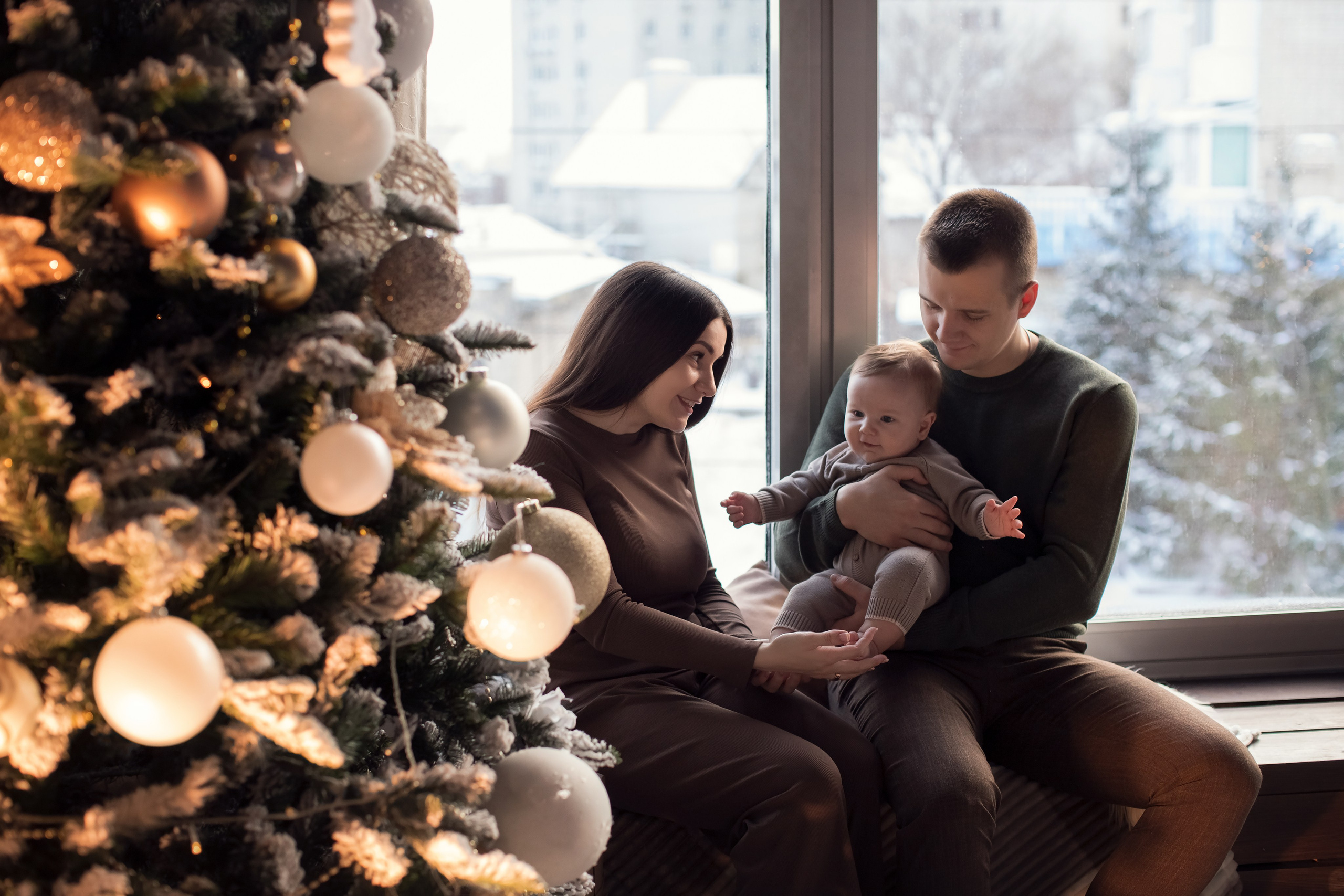 Первый Новый год. Семейный и детский фотограф в Саратове Полина Коткина