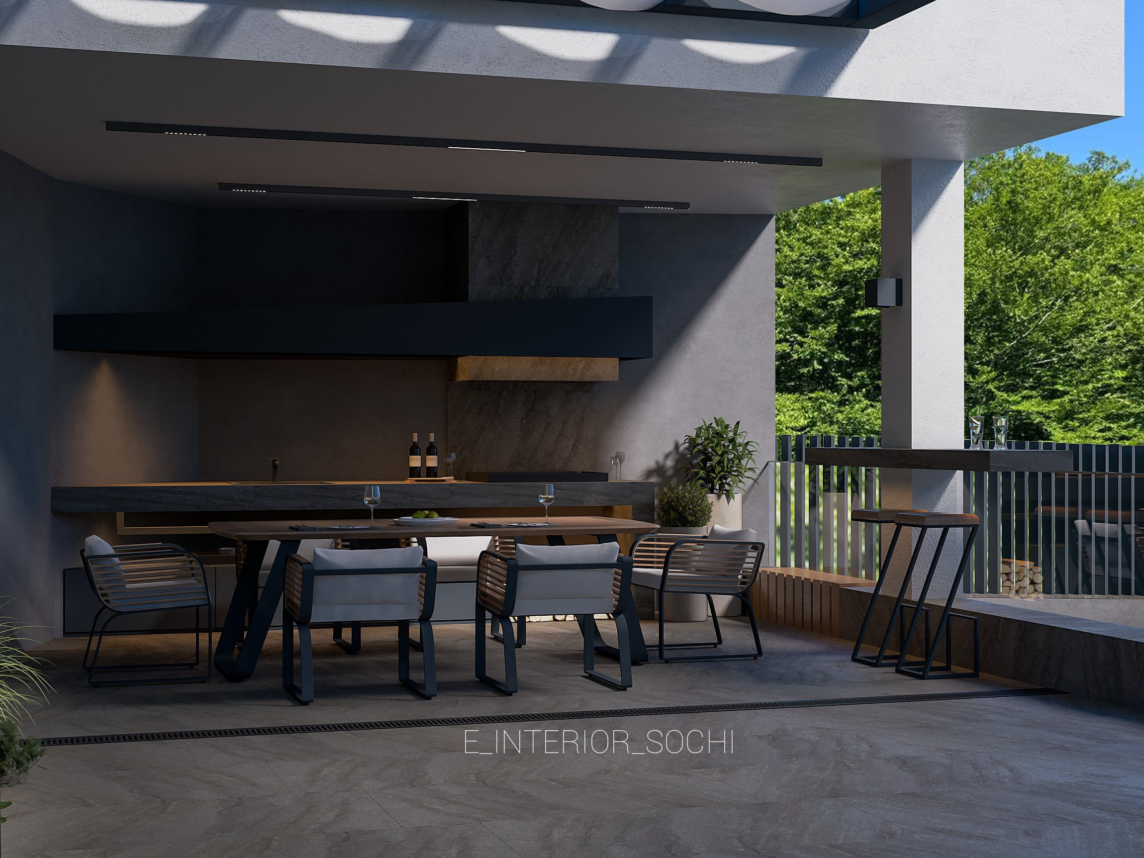 AIR_STONEWOOD. Дизайн интерьера Евгения Тисленко