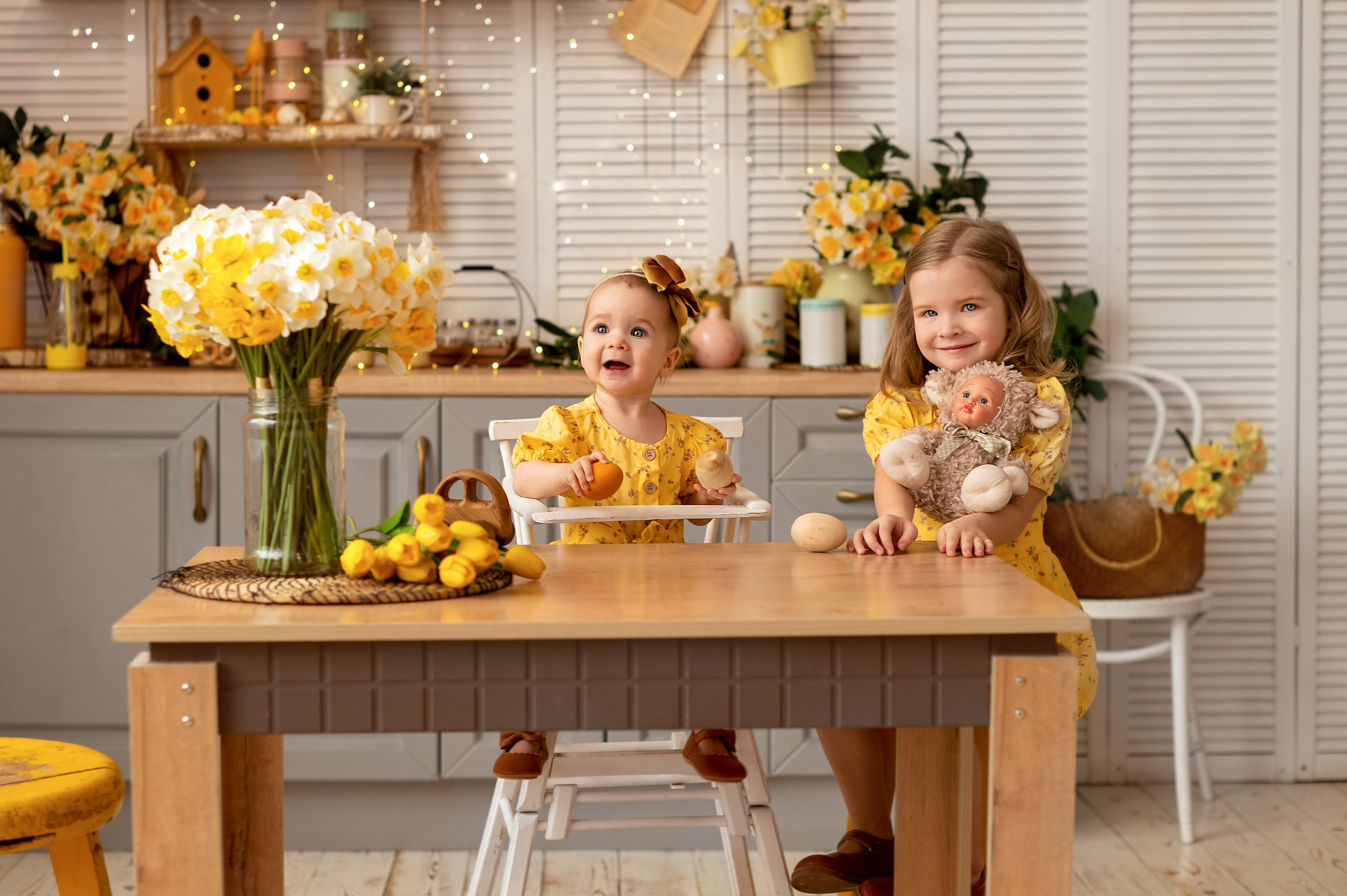 Фотосессия с утятами в Драган студио. Детский и семейный фотограф г. Москва Оксана Катаджи