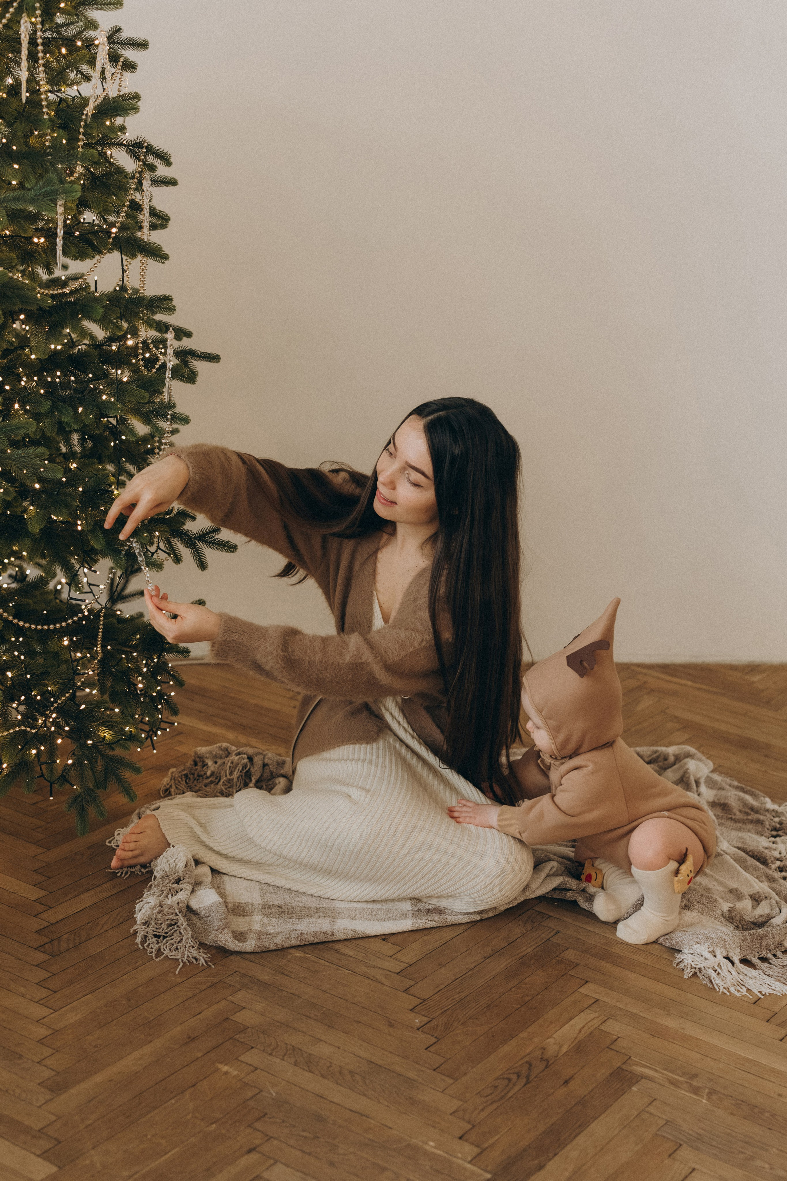 Семейная новогодняя фотосессия. Фотограф Москва Виктория-Антуанетта