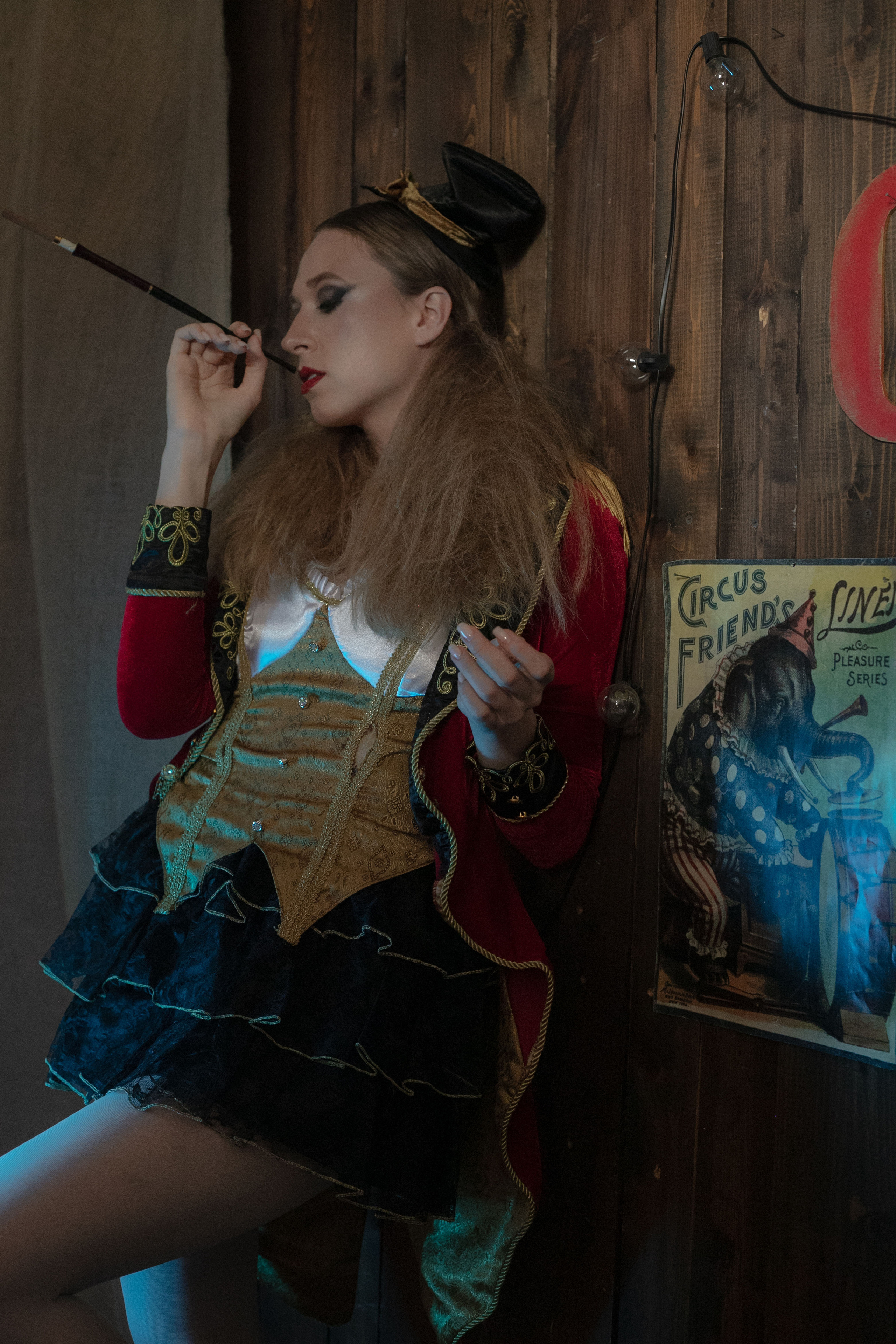 Женский портрет в стиле цирк. Свадебный фотограф в Москве Элина Ларченкова. Фото, которые цепляют