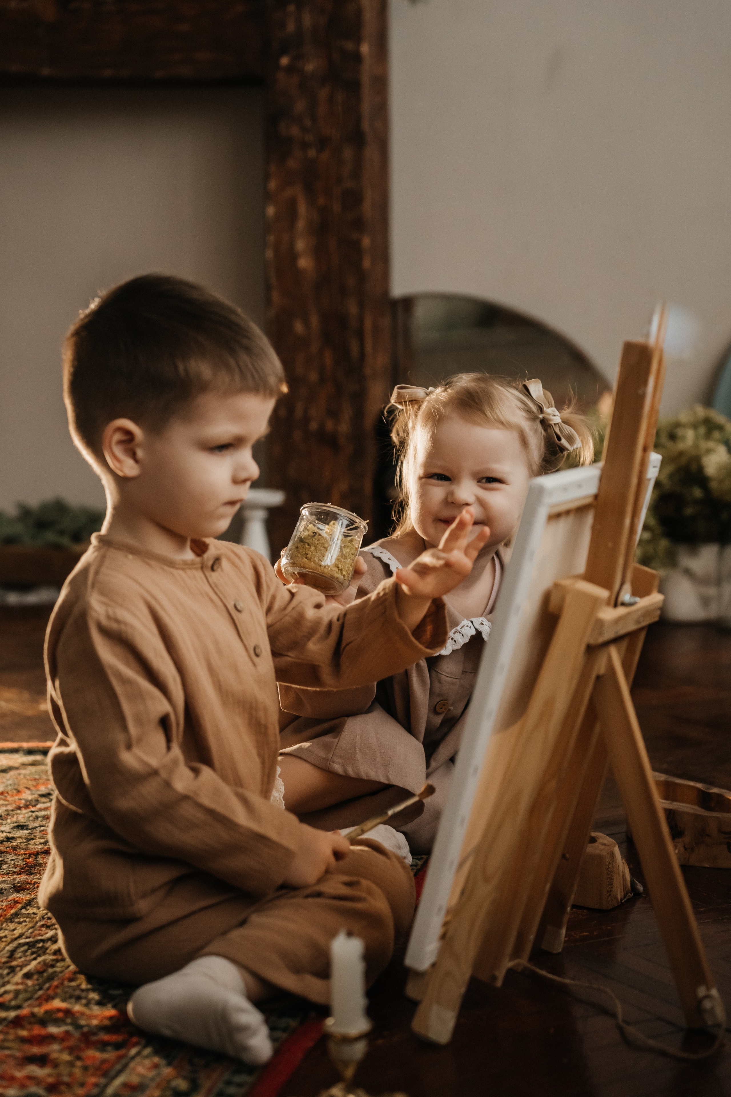 В мастерской. Ваш фотограф Вика Артемова