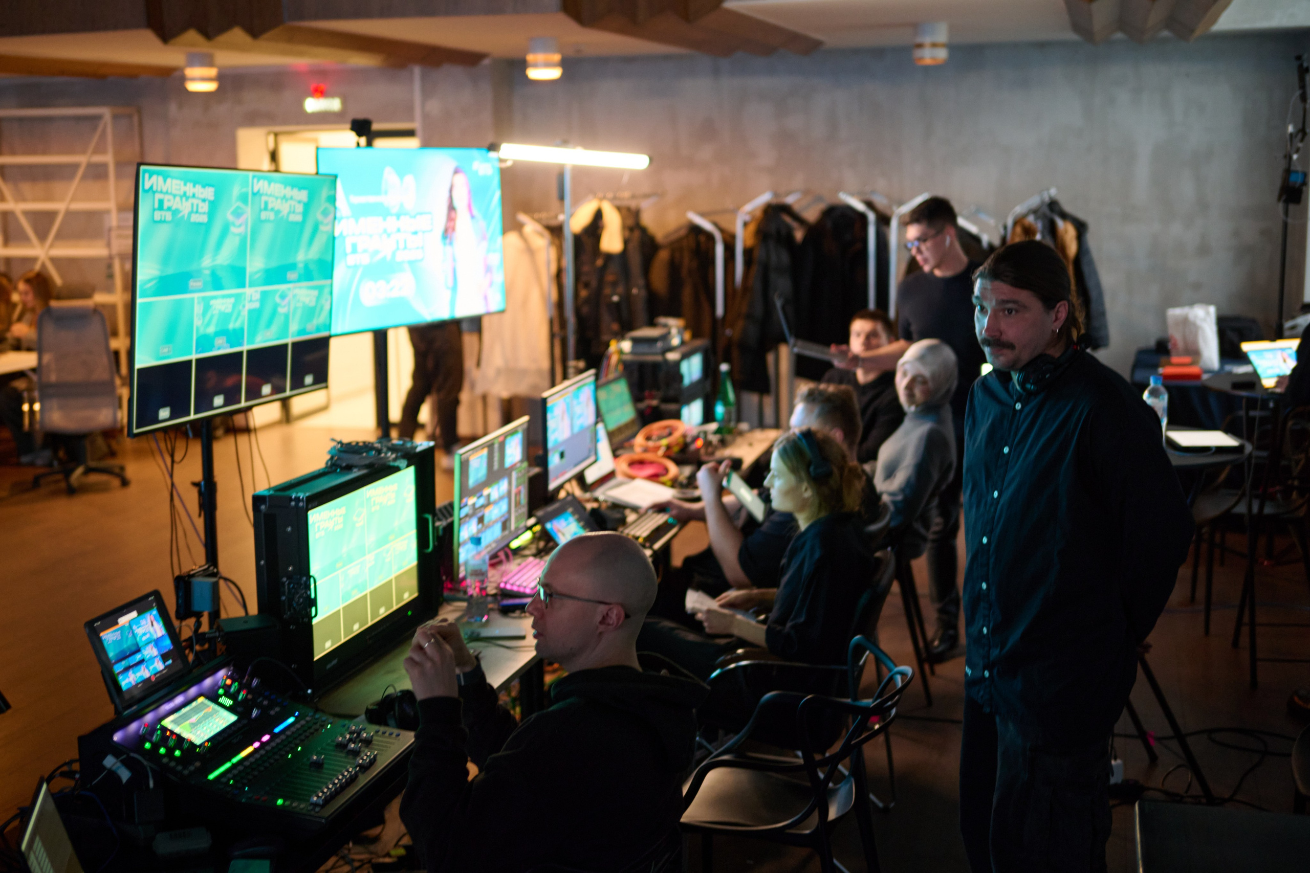 Backstage съёмка трансляции ВТБ Именные гранты 2025