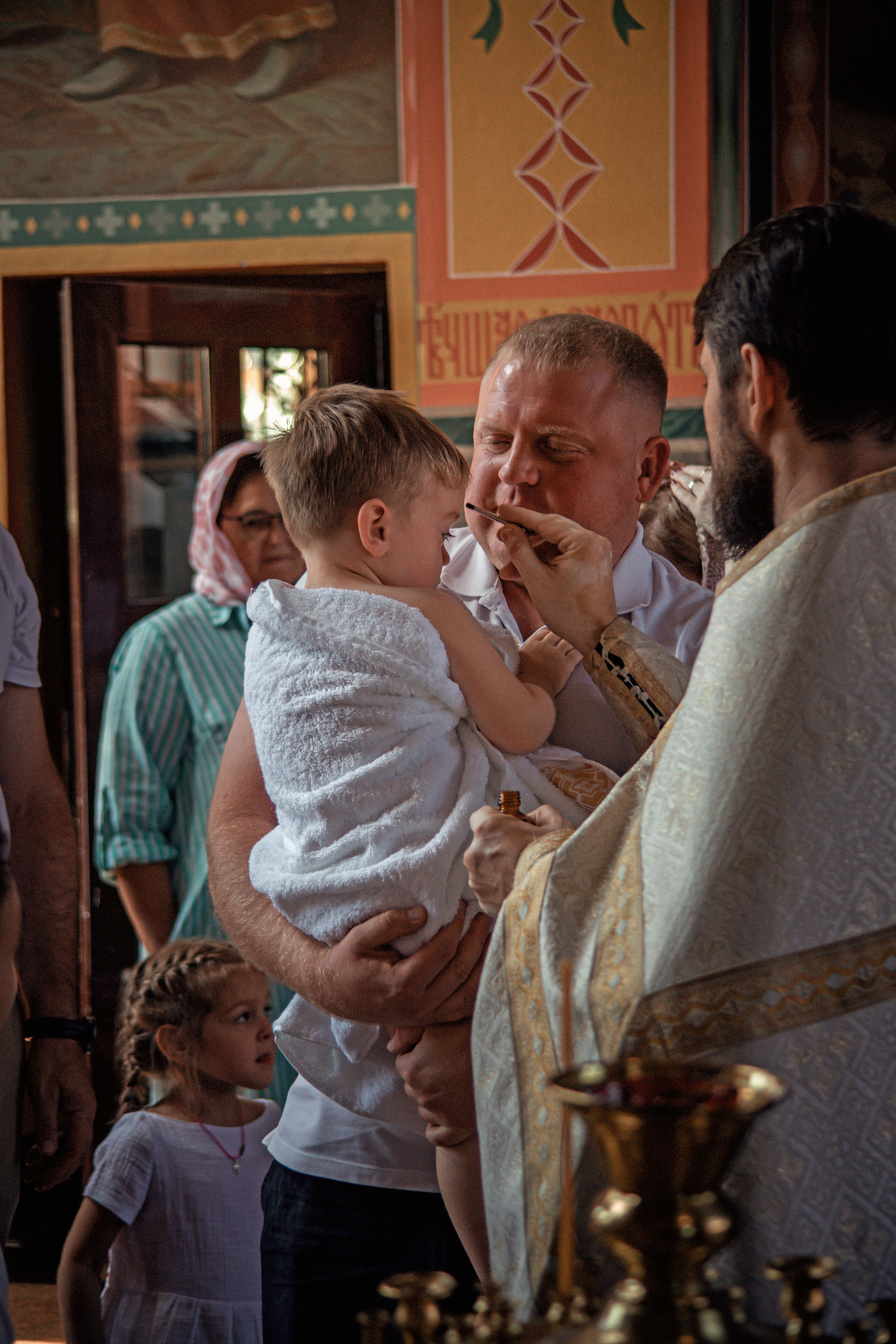 Общее крещение. Семейный и детский фотограф в Москве Ольга Кривенцова