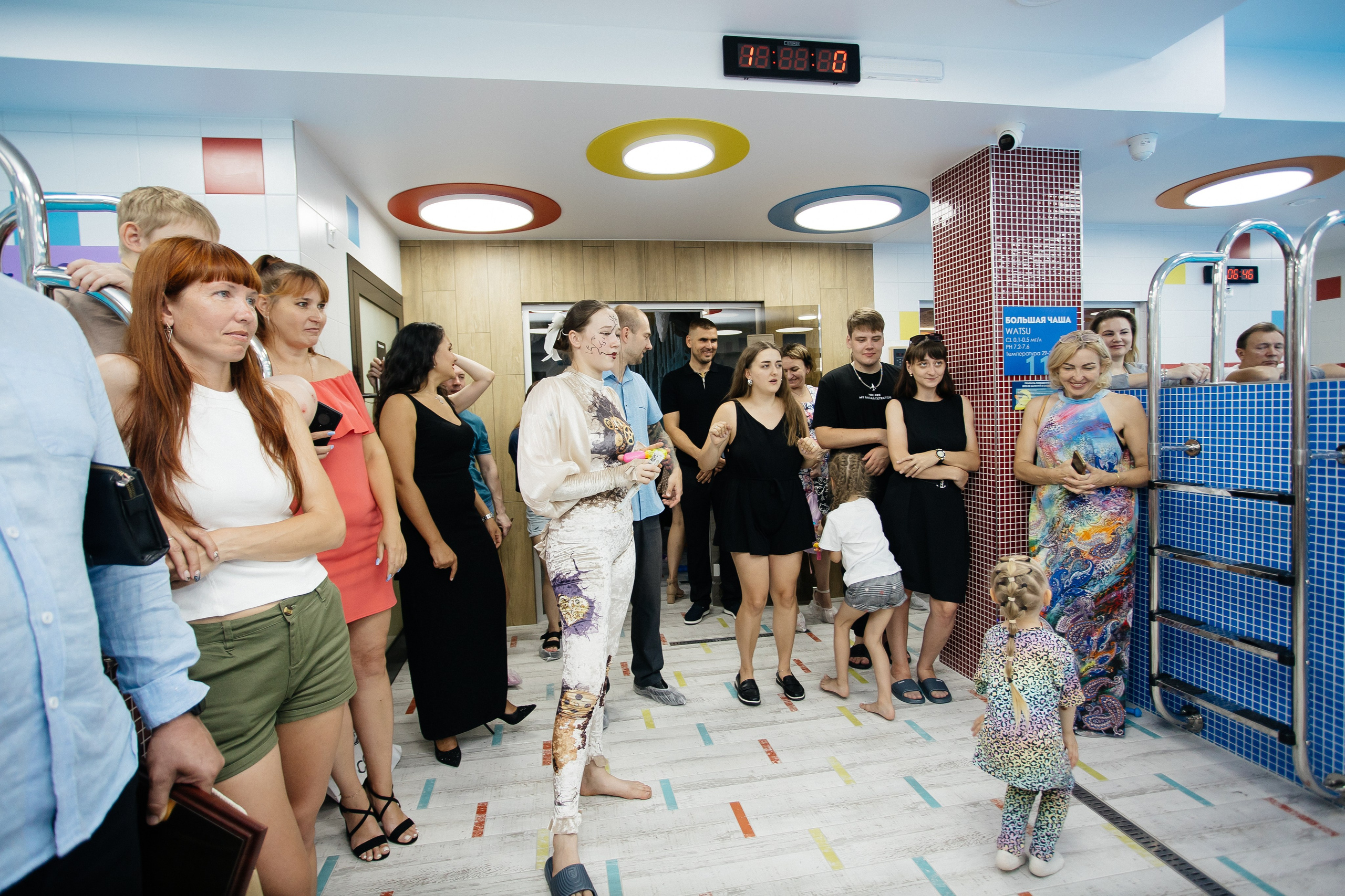 Открытие бассейна. Фотограф в Иркутске