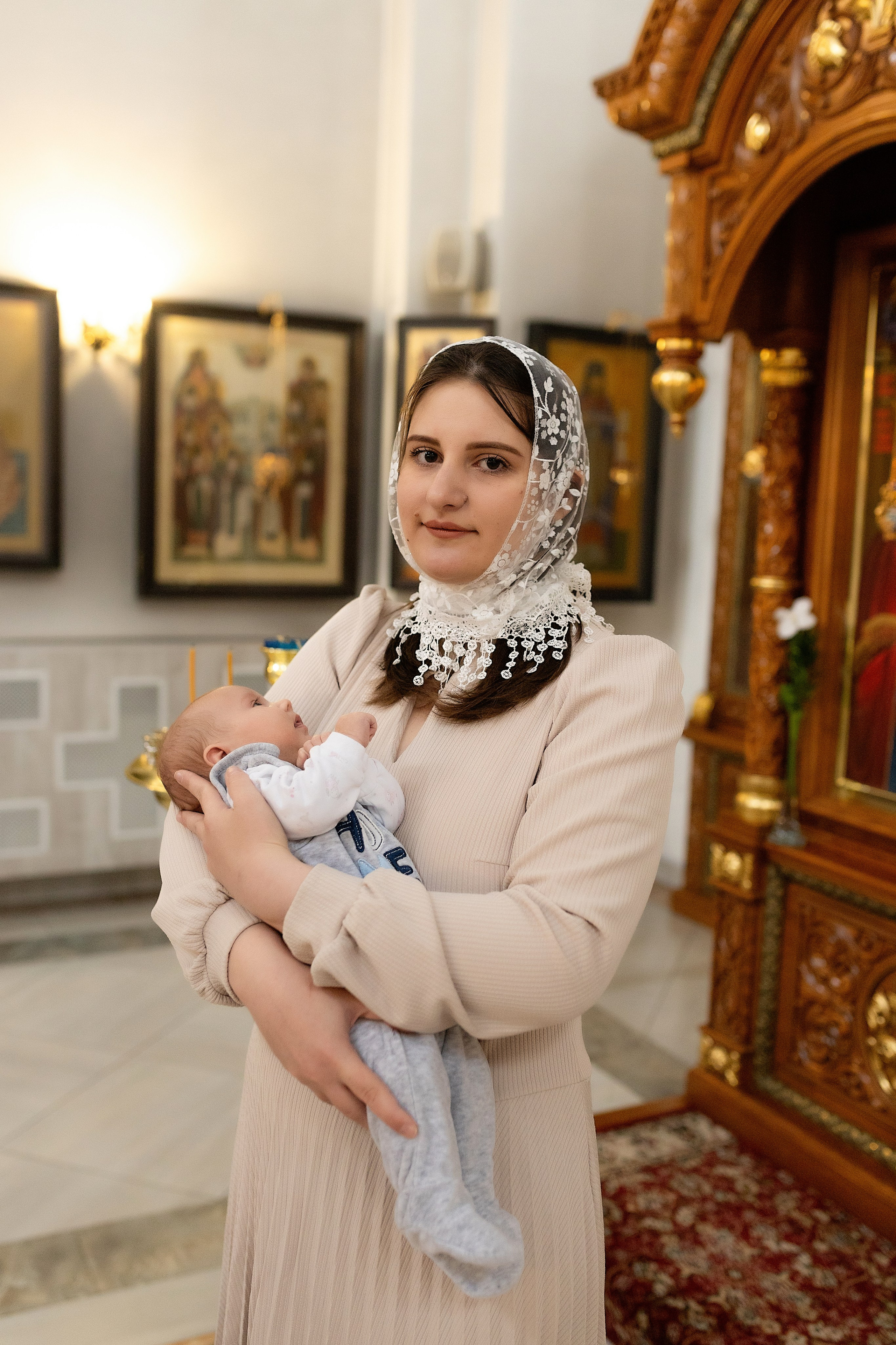 Таинство крещения Алисы. Фотограф в Железнодорожном и Балашихе