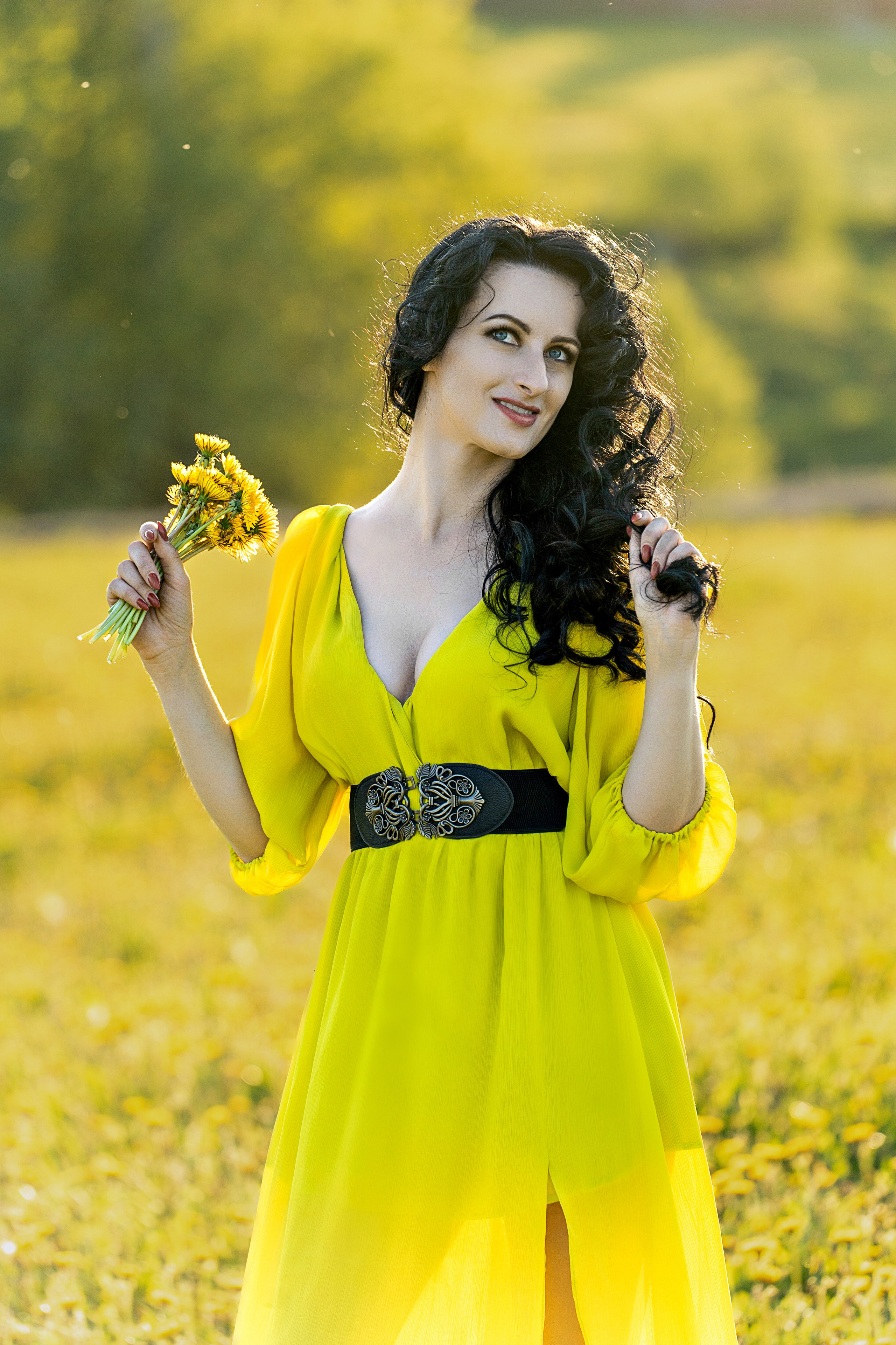 Одуванчиковое поле. Фотограф Дарья Соколовская