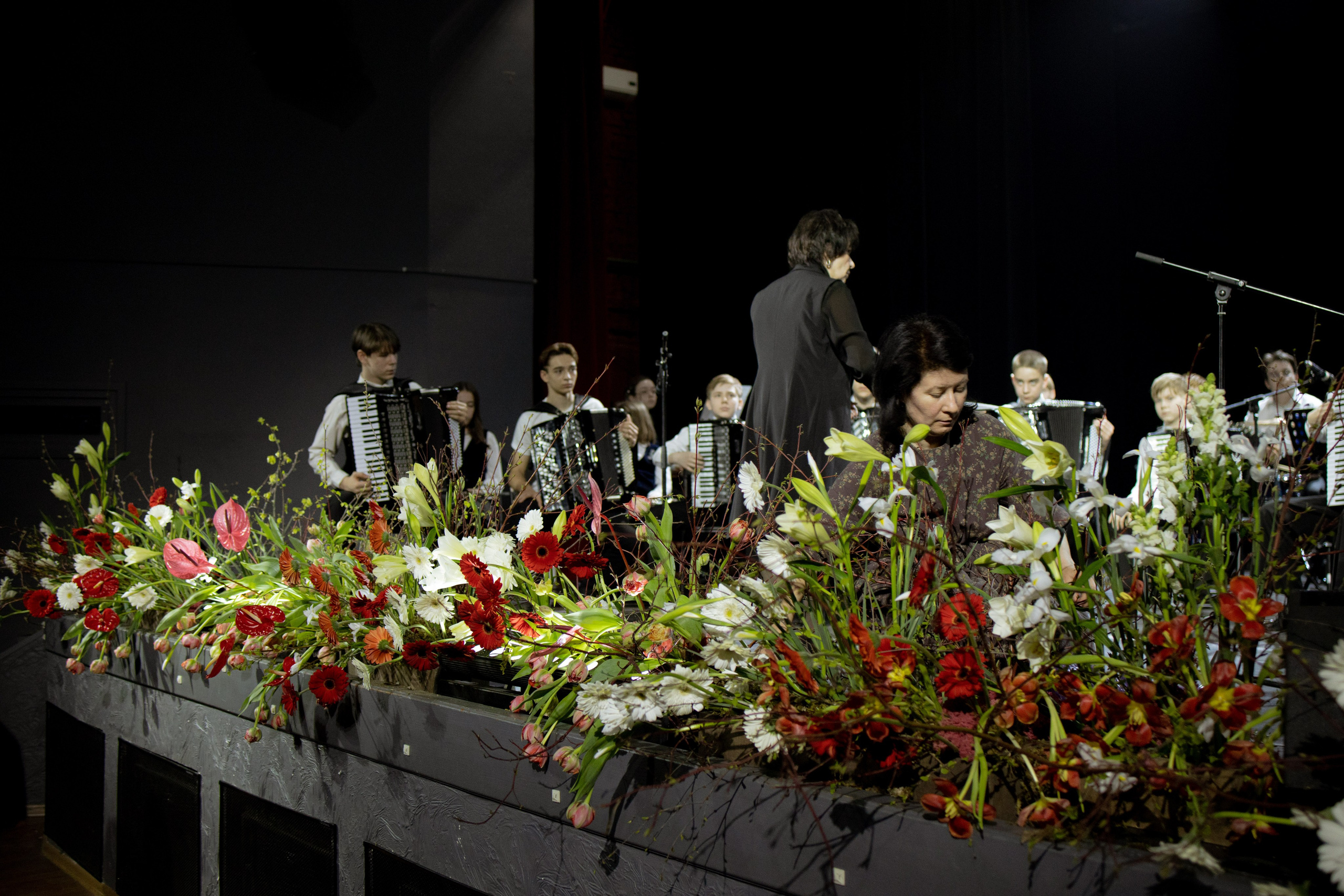 Оформление Отчетного концерта Музыкальной школы Глазунова. Оформление свадеб, декор свадеб Вера Маркова, Москва