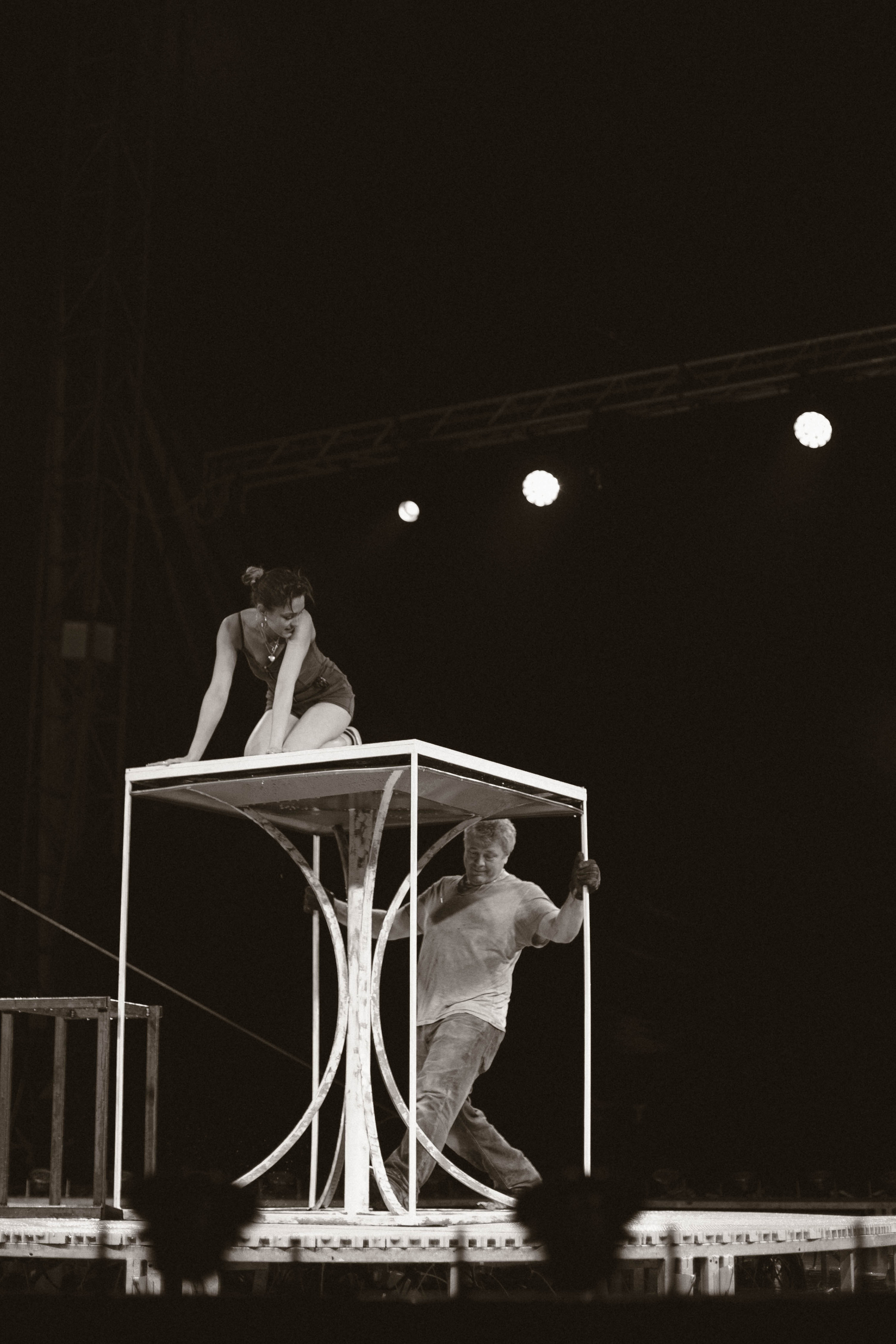 Подготовка шоу Сочи парк. Фотограф Кристина