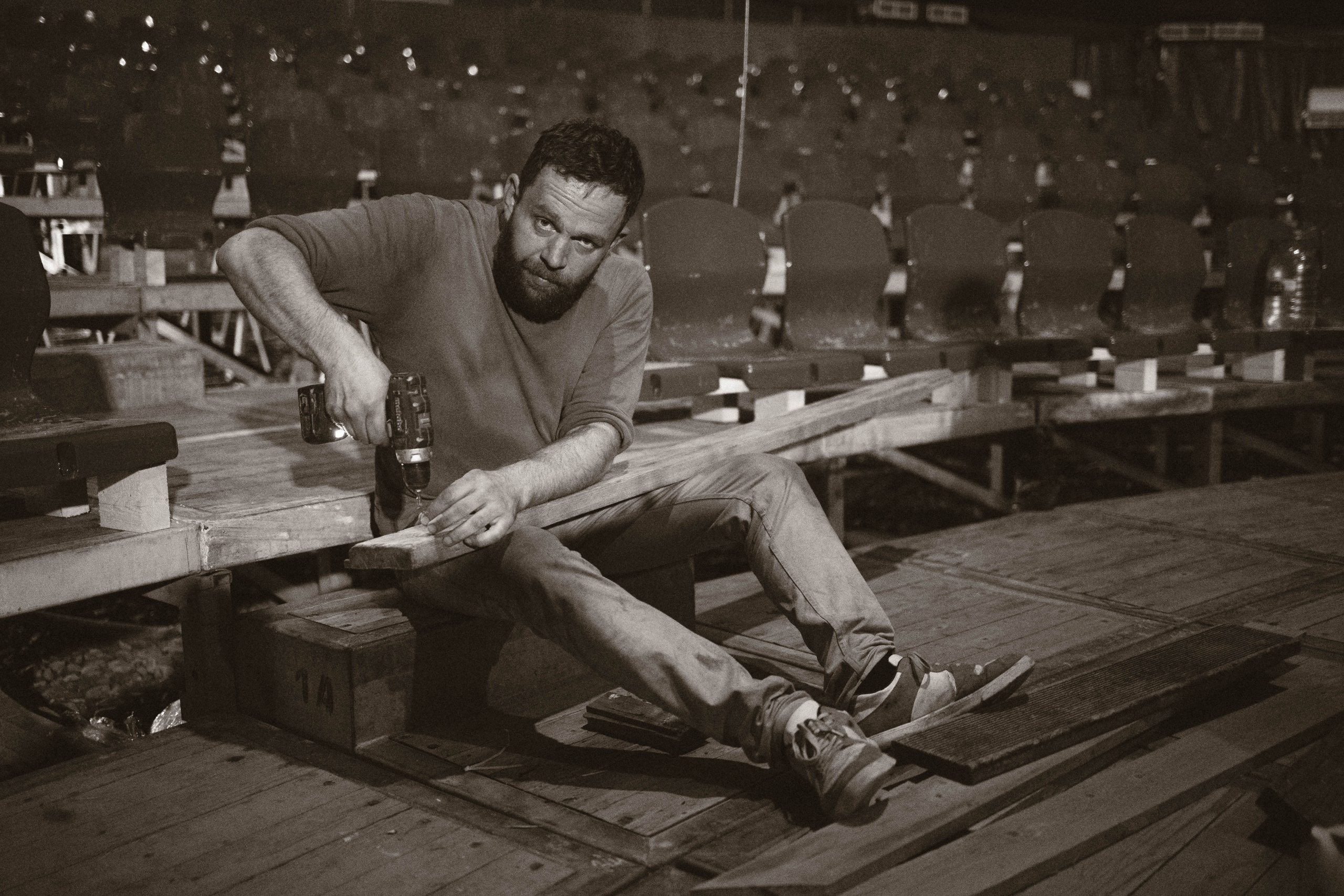 Подготовка шоу Сочи парк. Фотограф Кристина