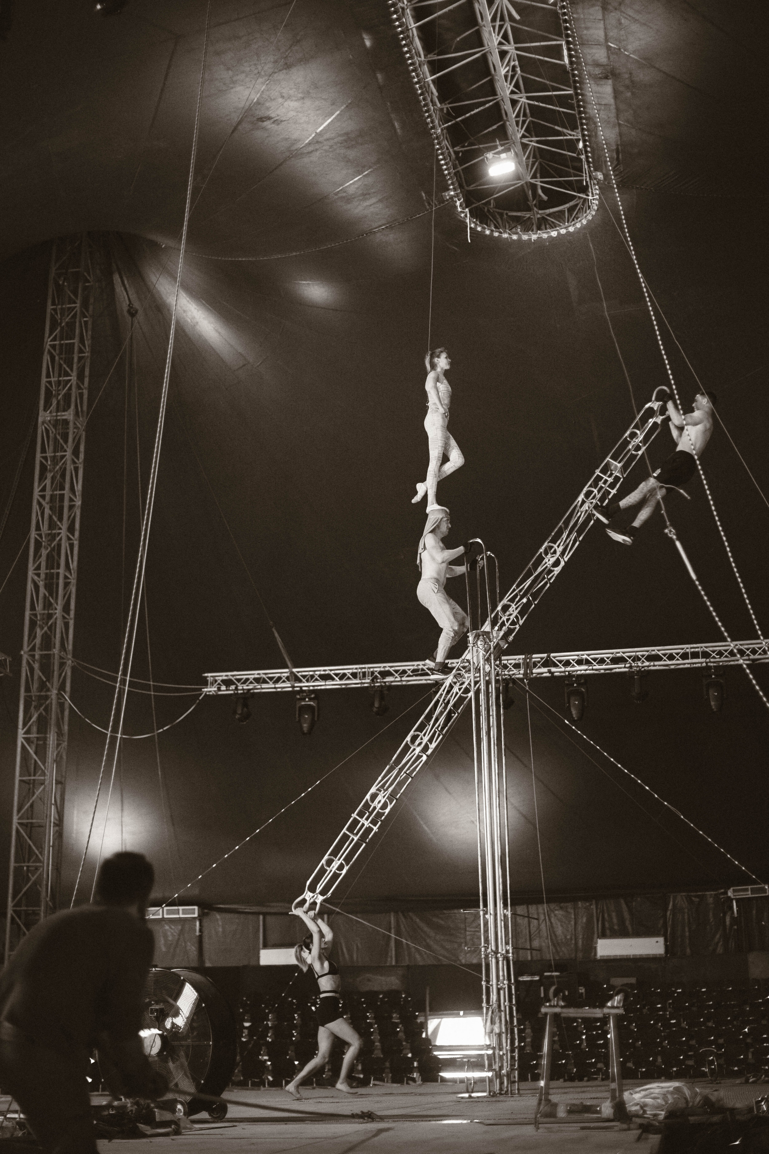 Подготовка шоу Сочи парк. Фотограф Кристина