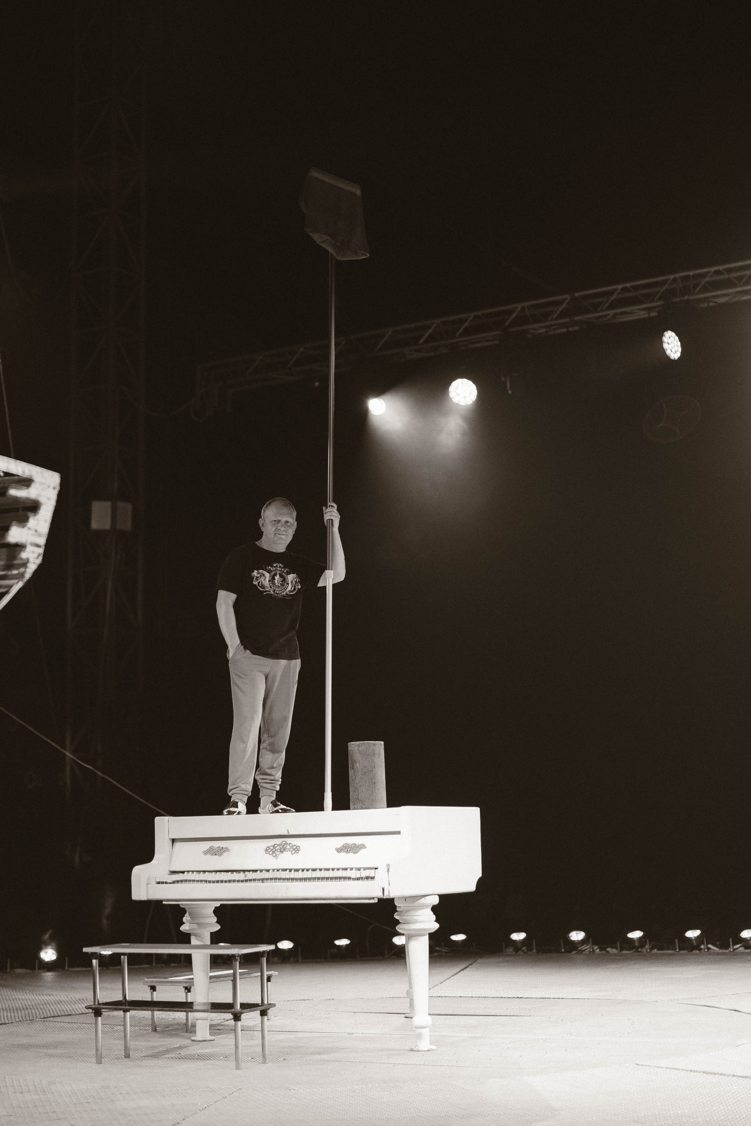 Подготовка шоу Сочи парк. Фотограф Кристина