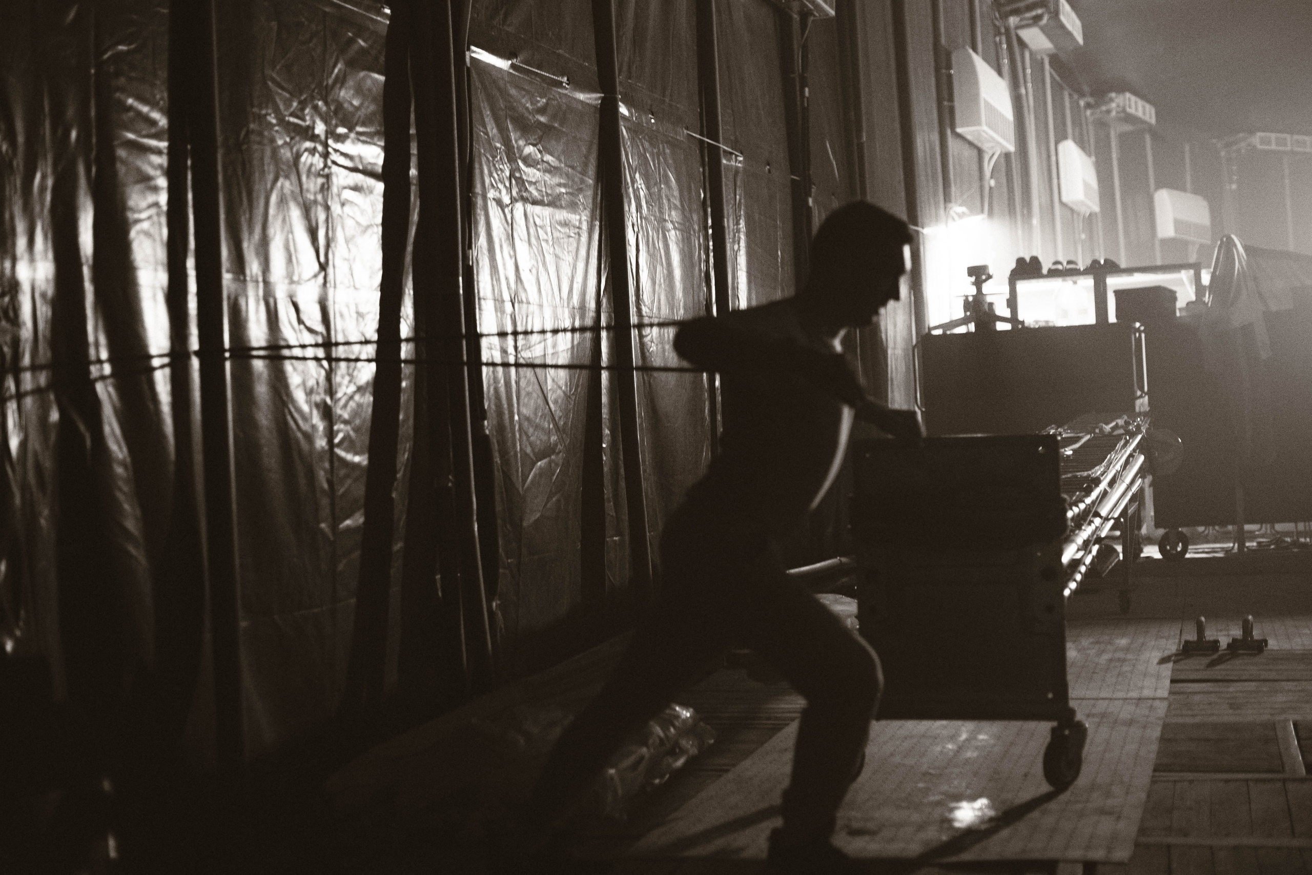 Подготовка шоу Сочи парк. Фотограф Кристина