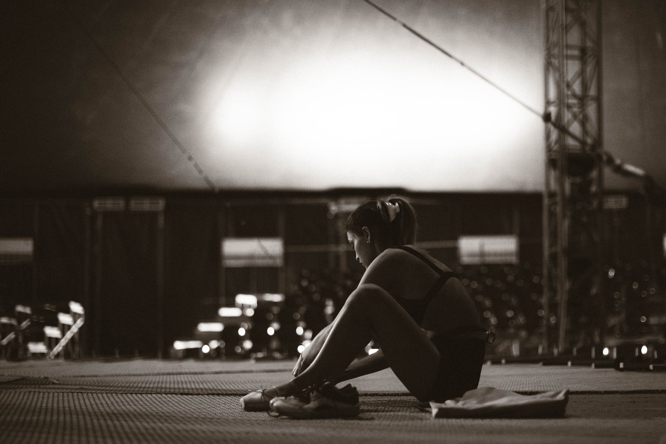 Подготовка шоу Сочи парк. Фотограф Кристина