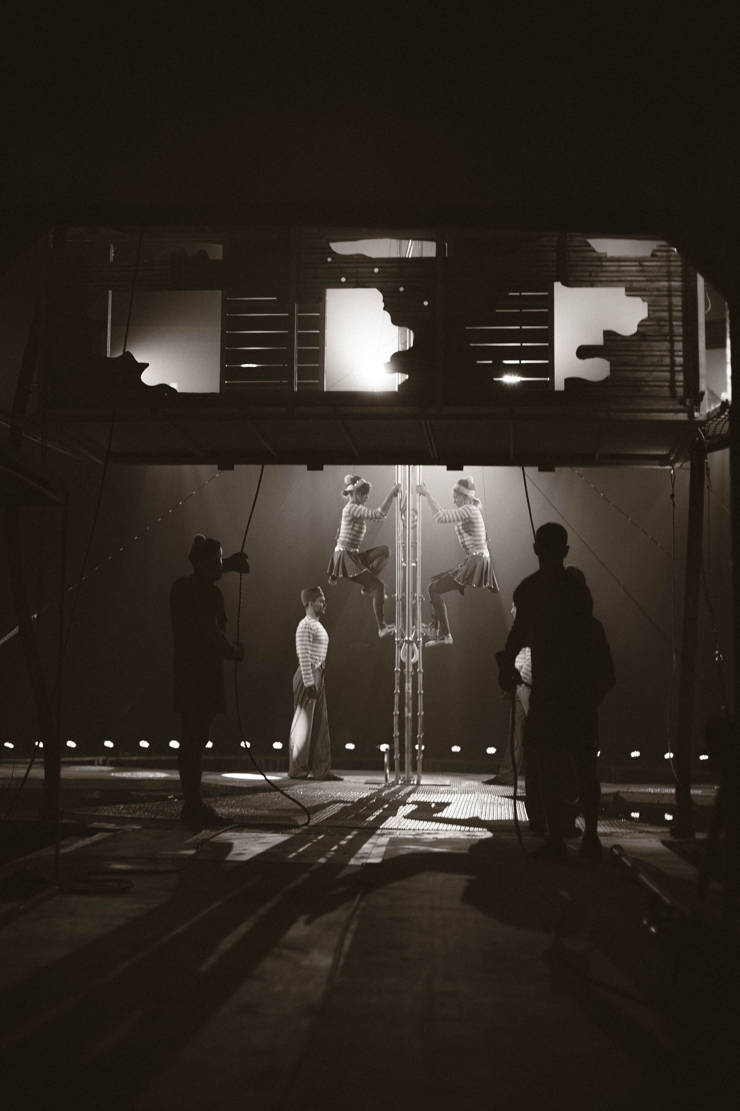 Подготовка шоу Сочи парк. Фотограф Кристина