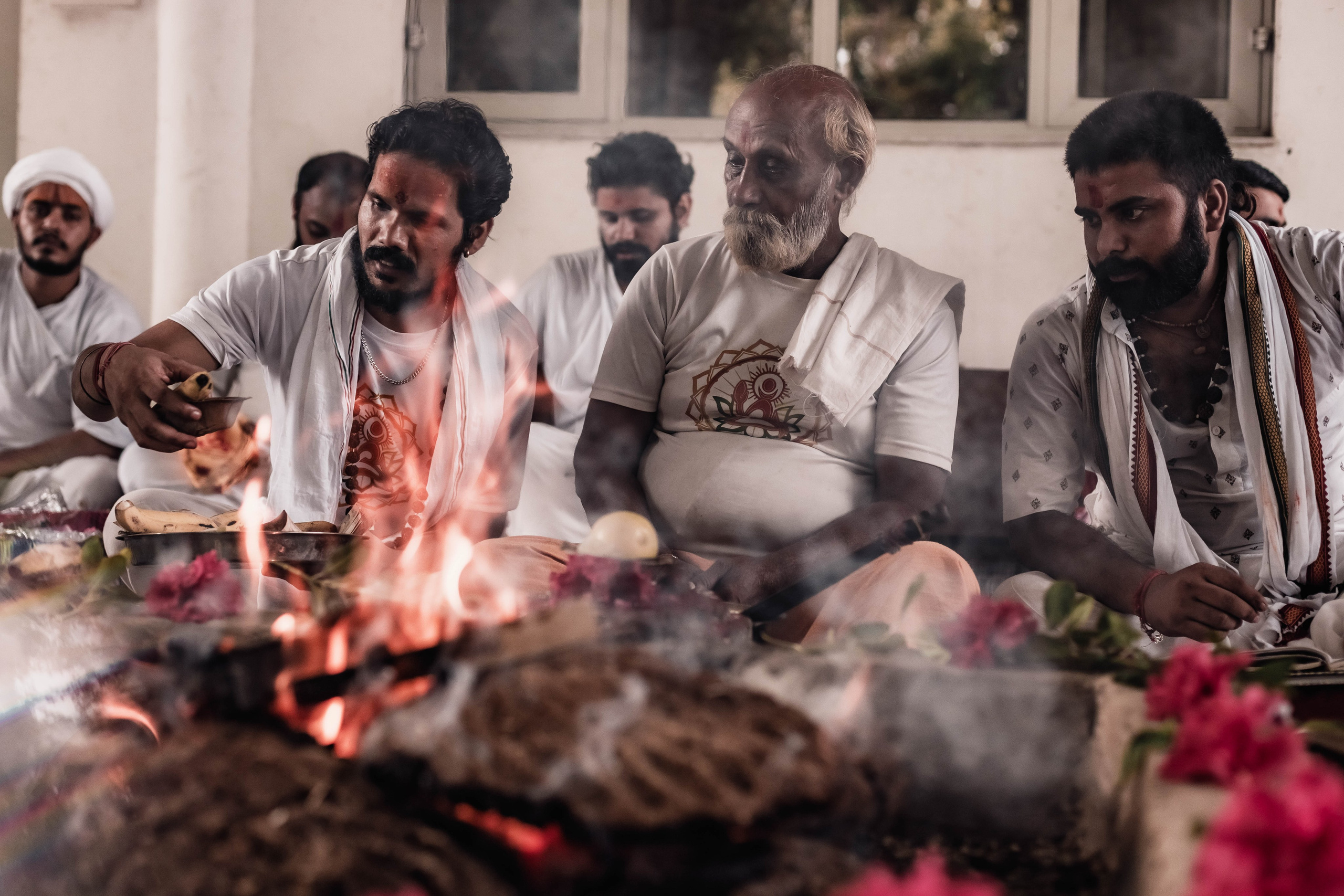 Pitri Paksha yagyas & poojas Devraha Baba ji ashram. Mariam Bagdasaryan