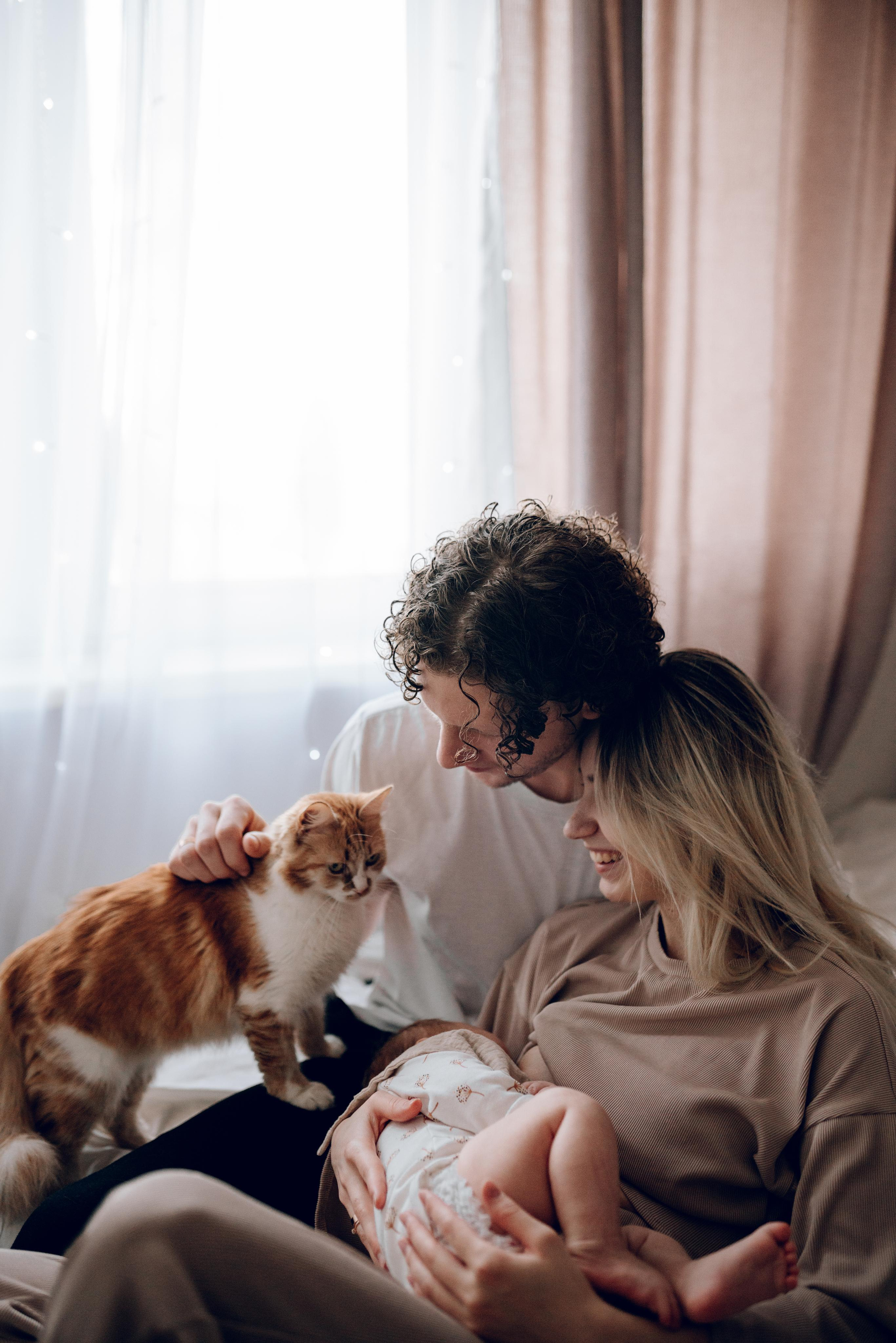 Юля, Леша, Есения. Семейный фотограф в Москве Лилия Лебедева