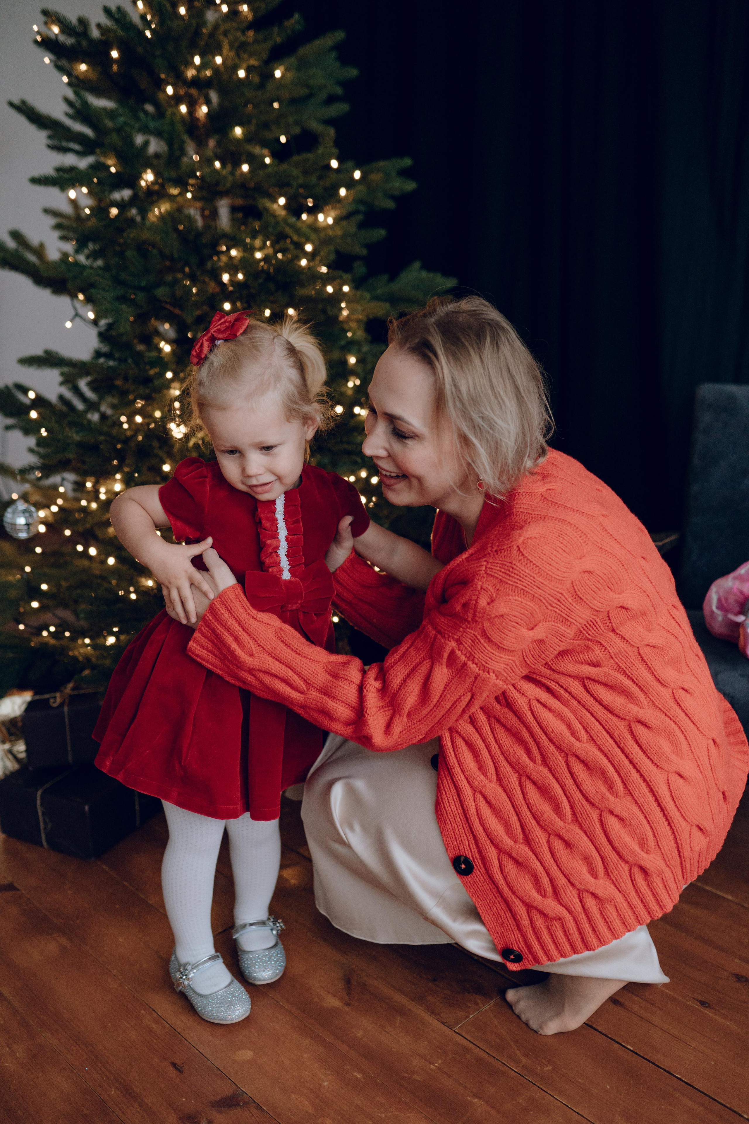 Таня и Стеша Новый год. Семейный фотограф в Москве Лилия Лебедева