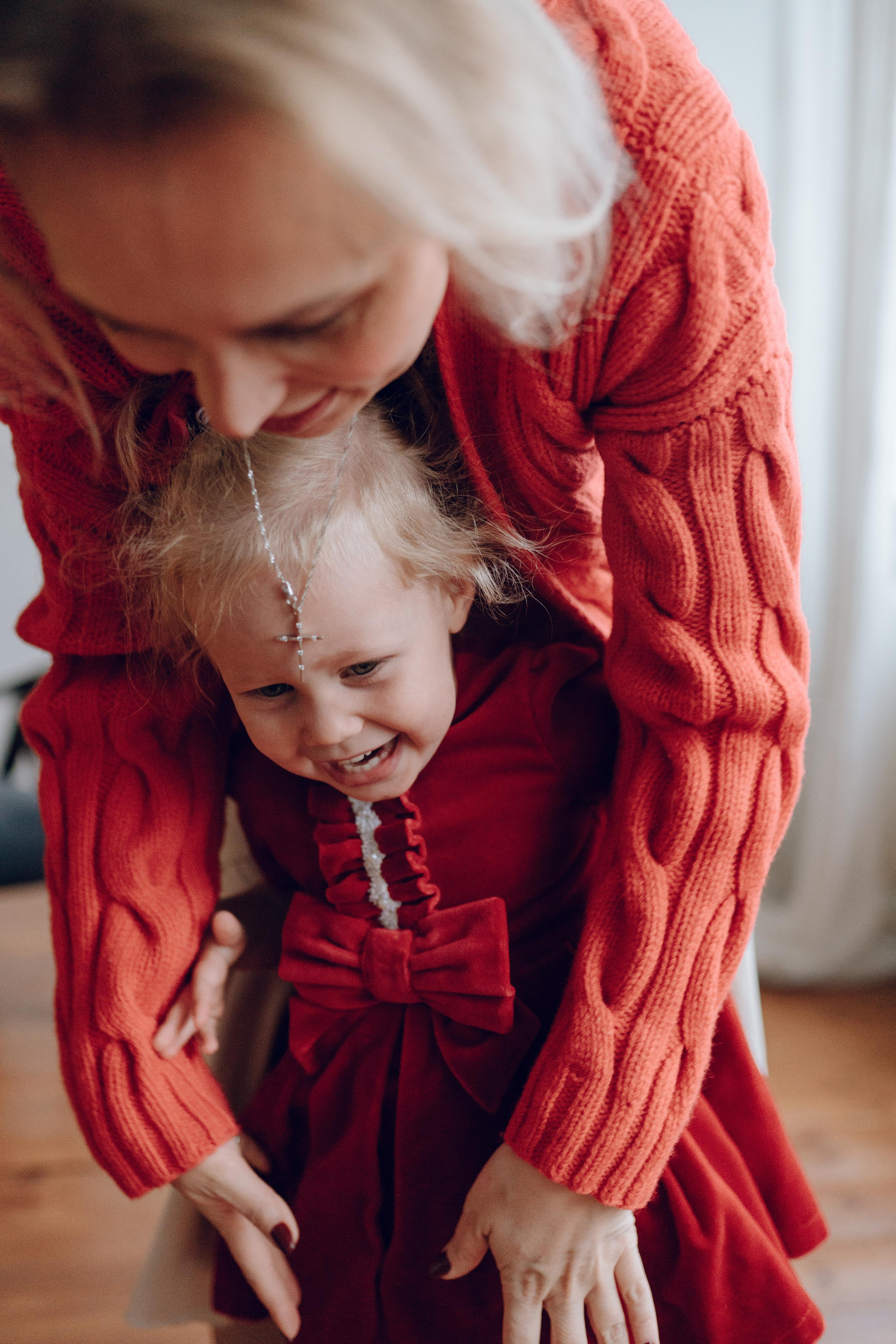Таня и Стеша Новый год. Семейный фотограф в Москве Лилия Лебедева