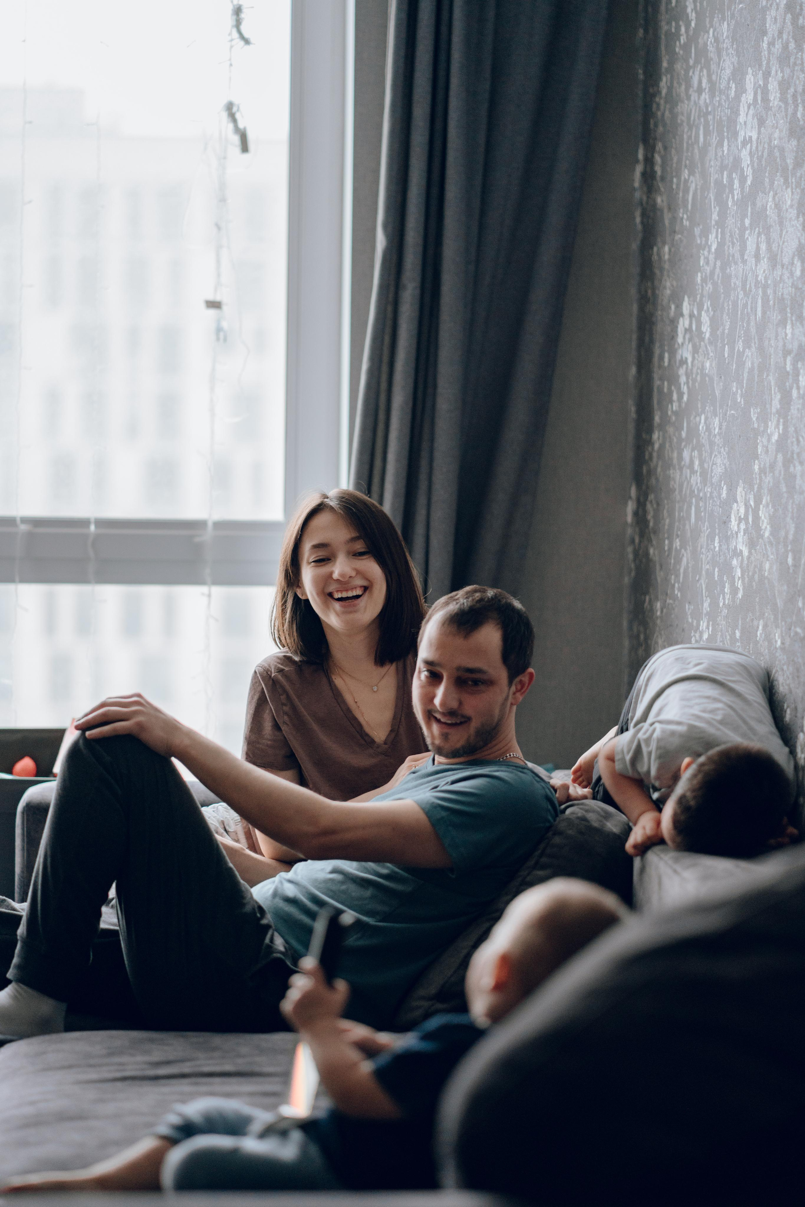 Елена, Михаил и Маркуша. Семейный фотограф в Москве Лилия Лебедева