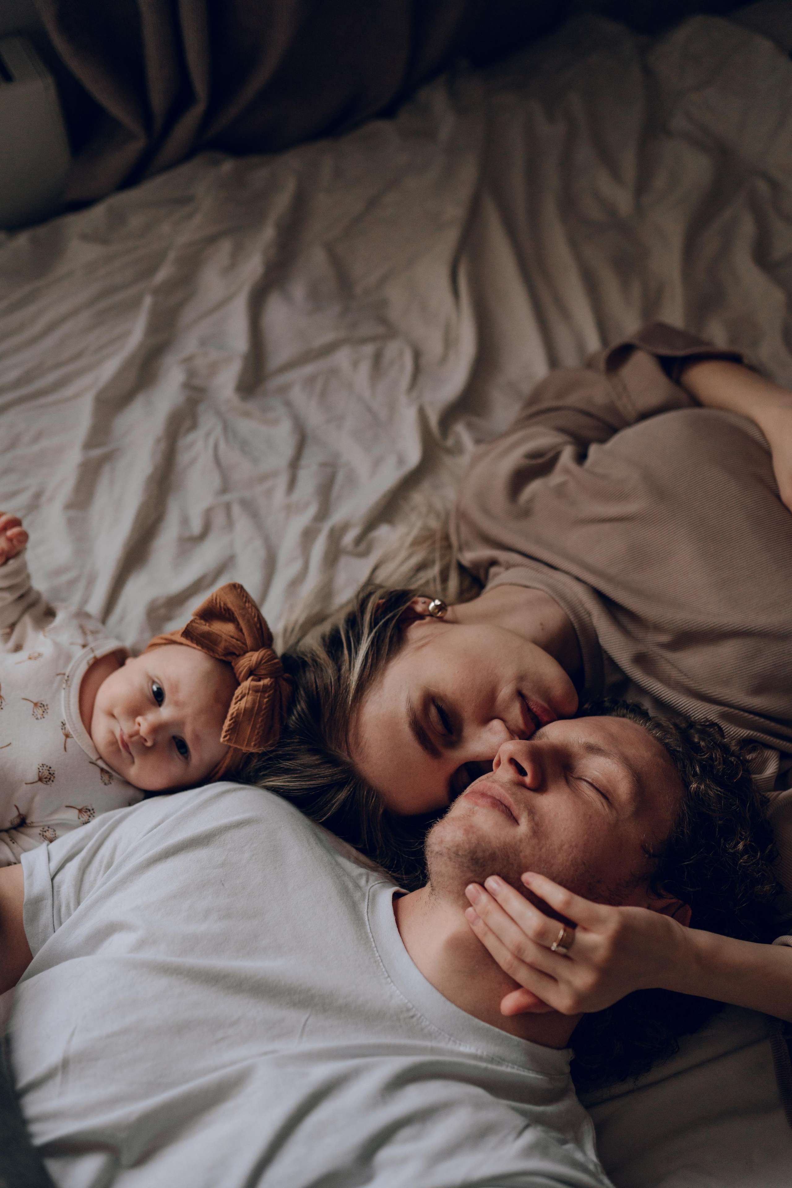 Юля, Леша, Есения. Семейный фотограф в Москве Лилия Лебедева