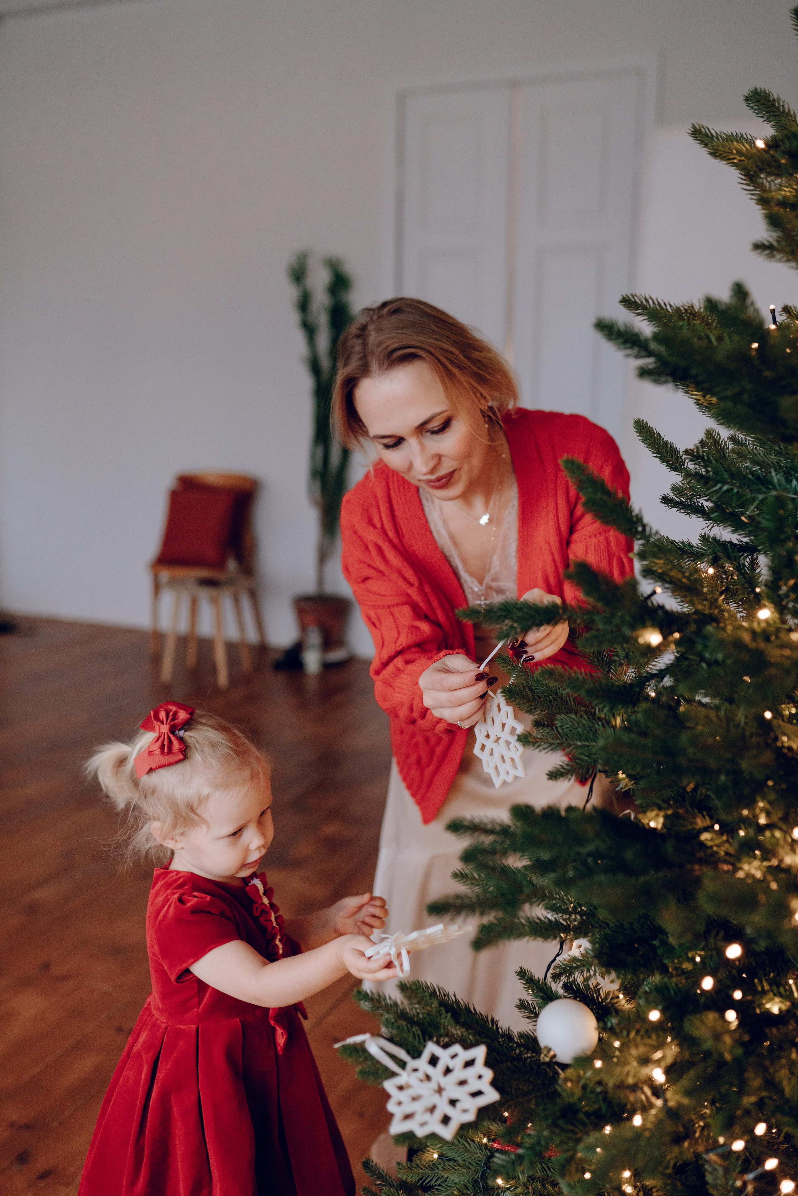 Таня и Стеша Новый год. Семейный фотограф в Москве Лилия Лебедева