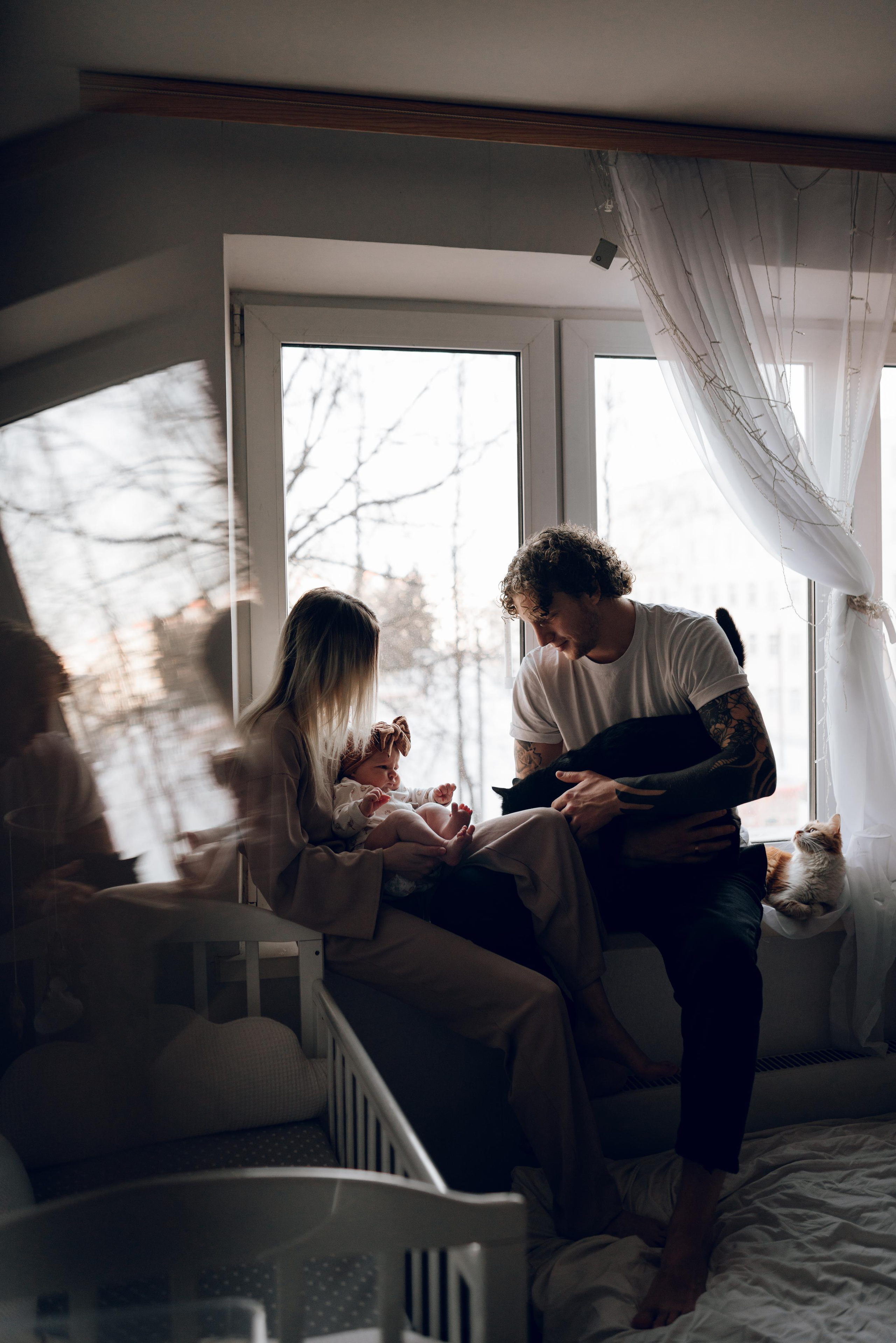 Юля, Леша, Есения. Семейный фотограф в Москве Лилия Лебедева