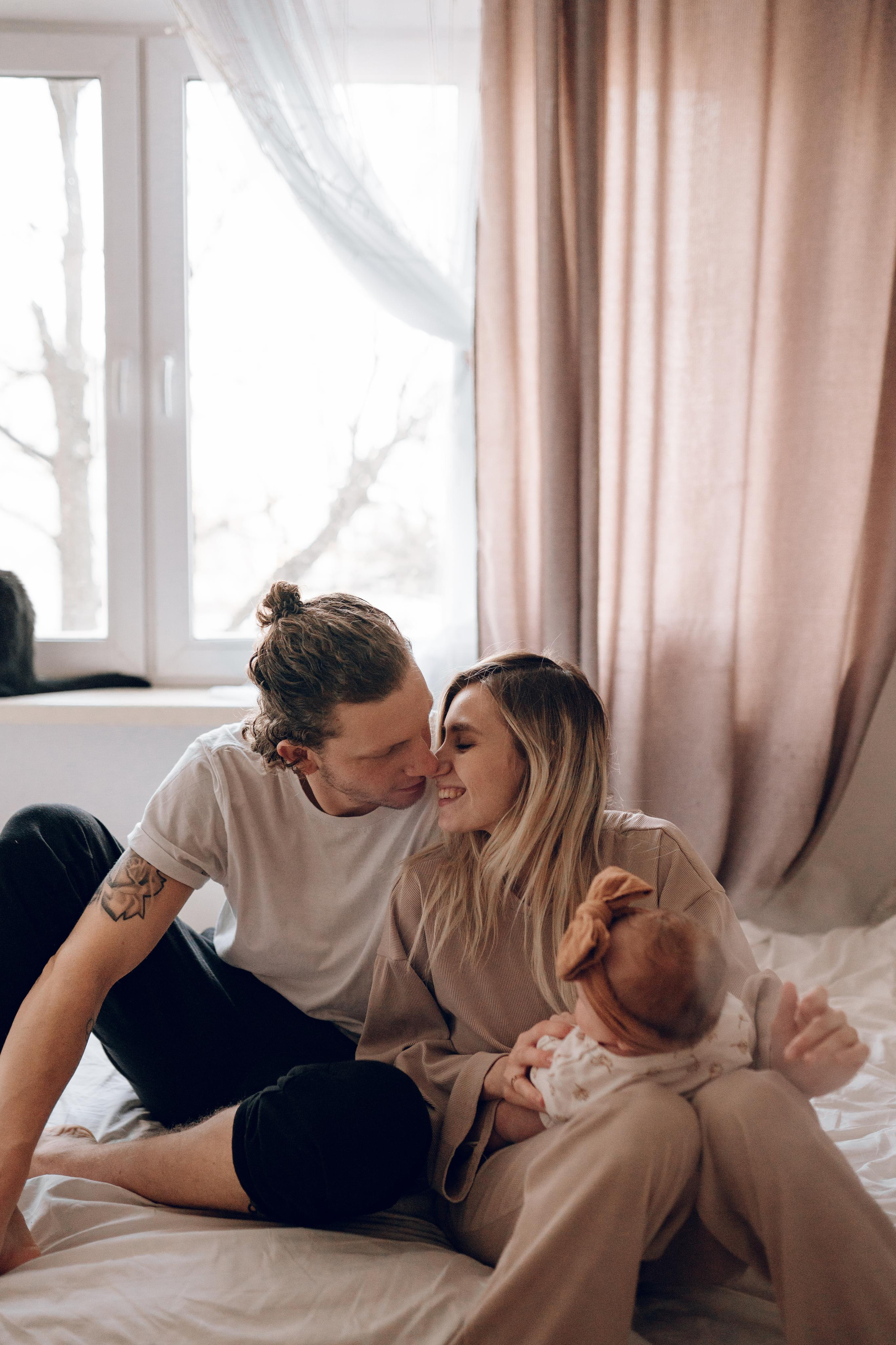 Юля, Леша, Есения. Семейный фотограф в Москве Лилия Лебедева