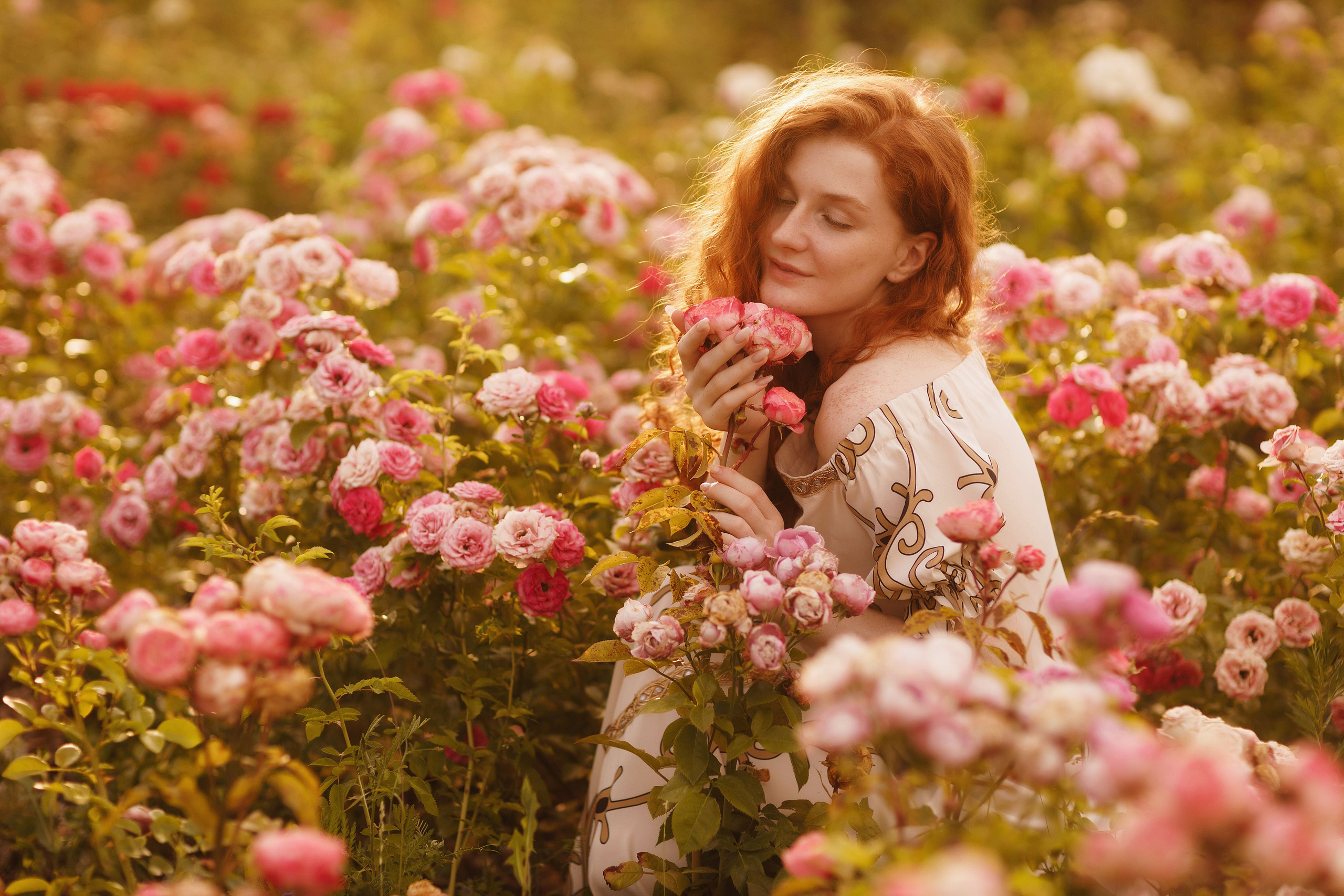 Фотосессия на заливе с Татой в платье от Ирины Павловой. Портретный и репортажный фотограф в Чебоксарах Андриян Чаркин